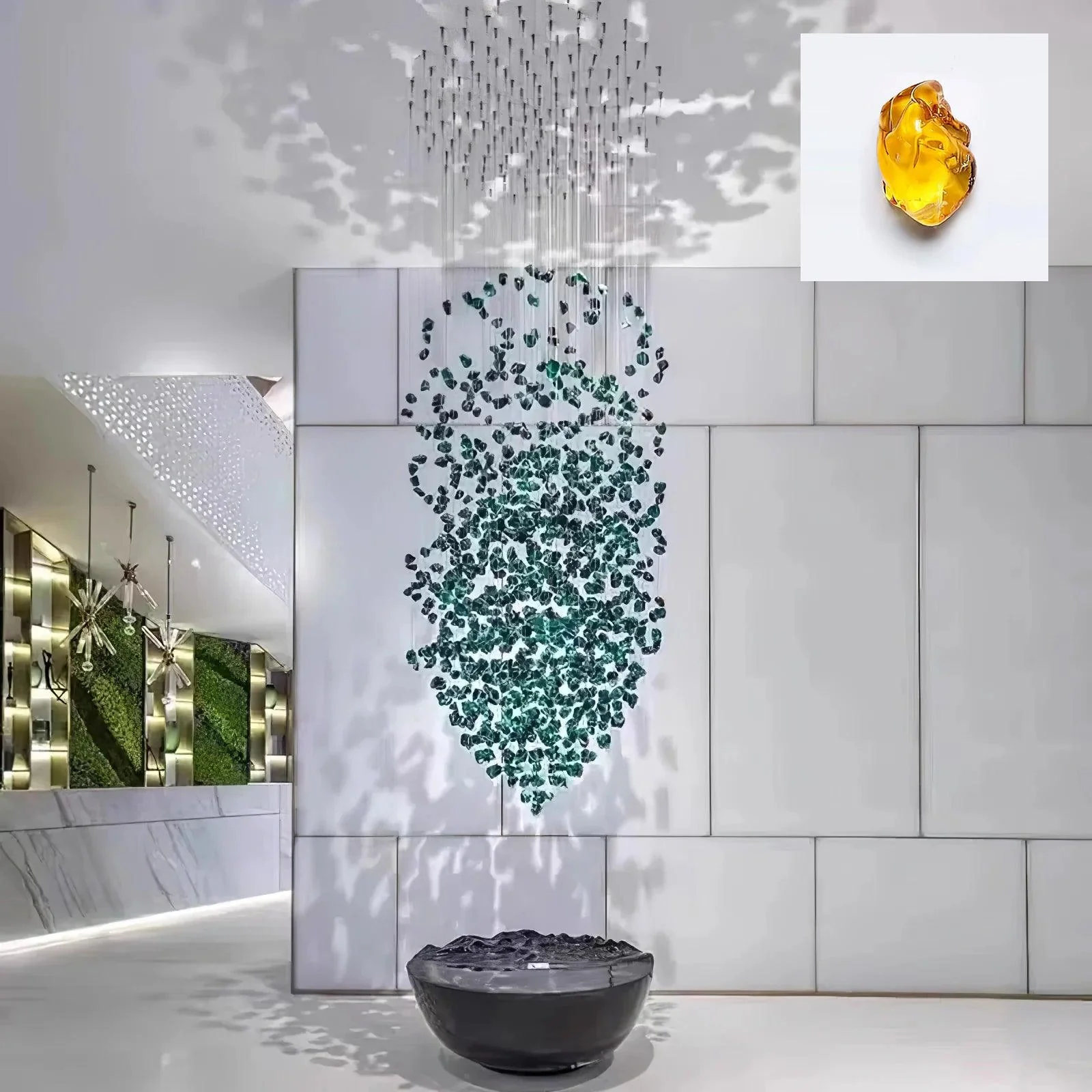 Veshaa Postmodern Luxury Stone Crystal Chandelier - Image 31