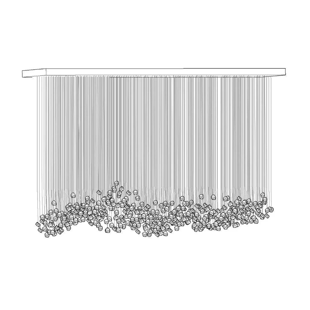 Veshaa Postmodern Luxury Stone Crystal Chandelier - Image 39