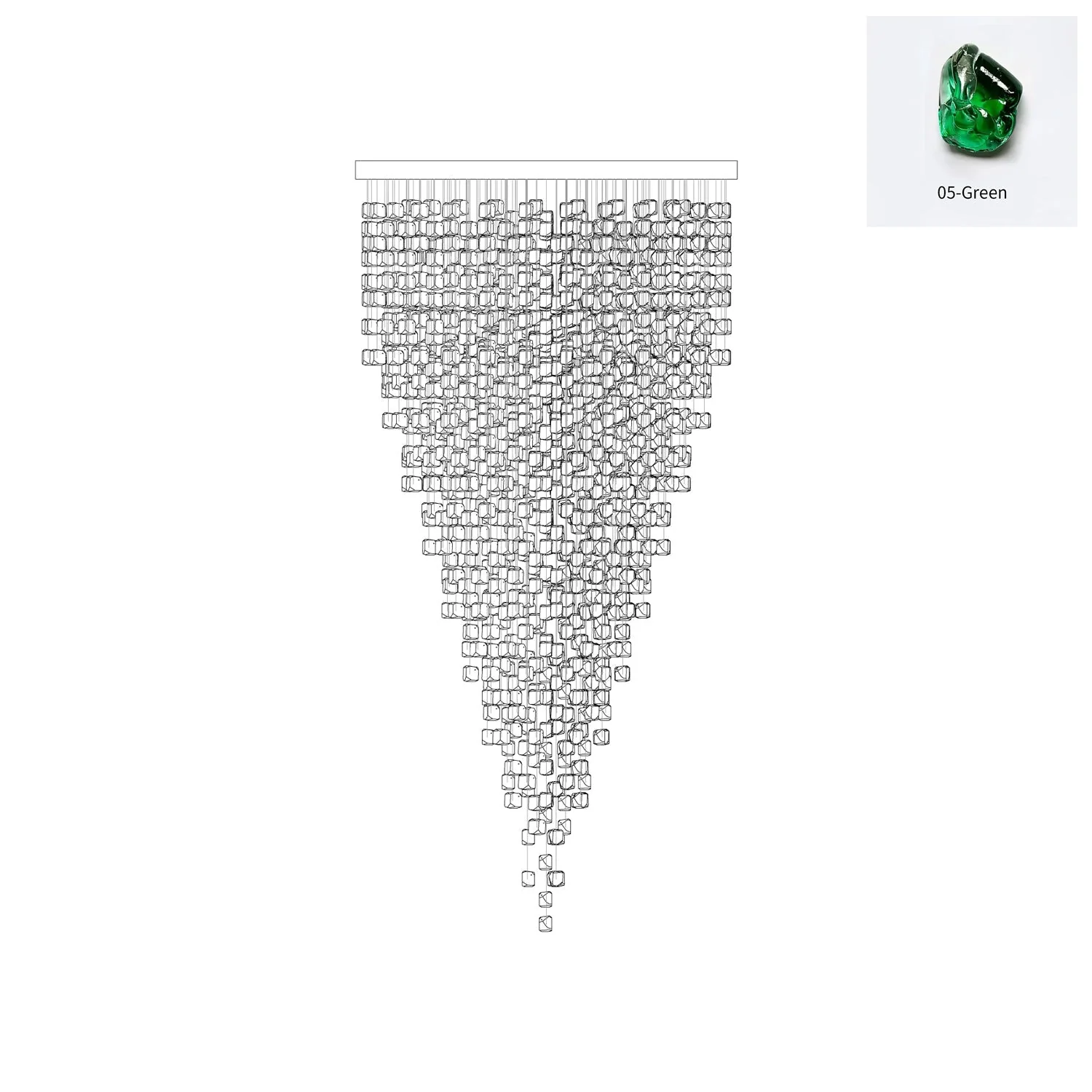 Veshaa Postmodern Luxury Stone Crystal Chandelier - Image 49