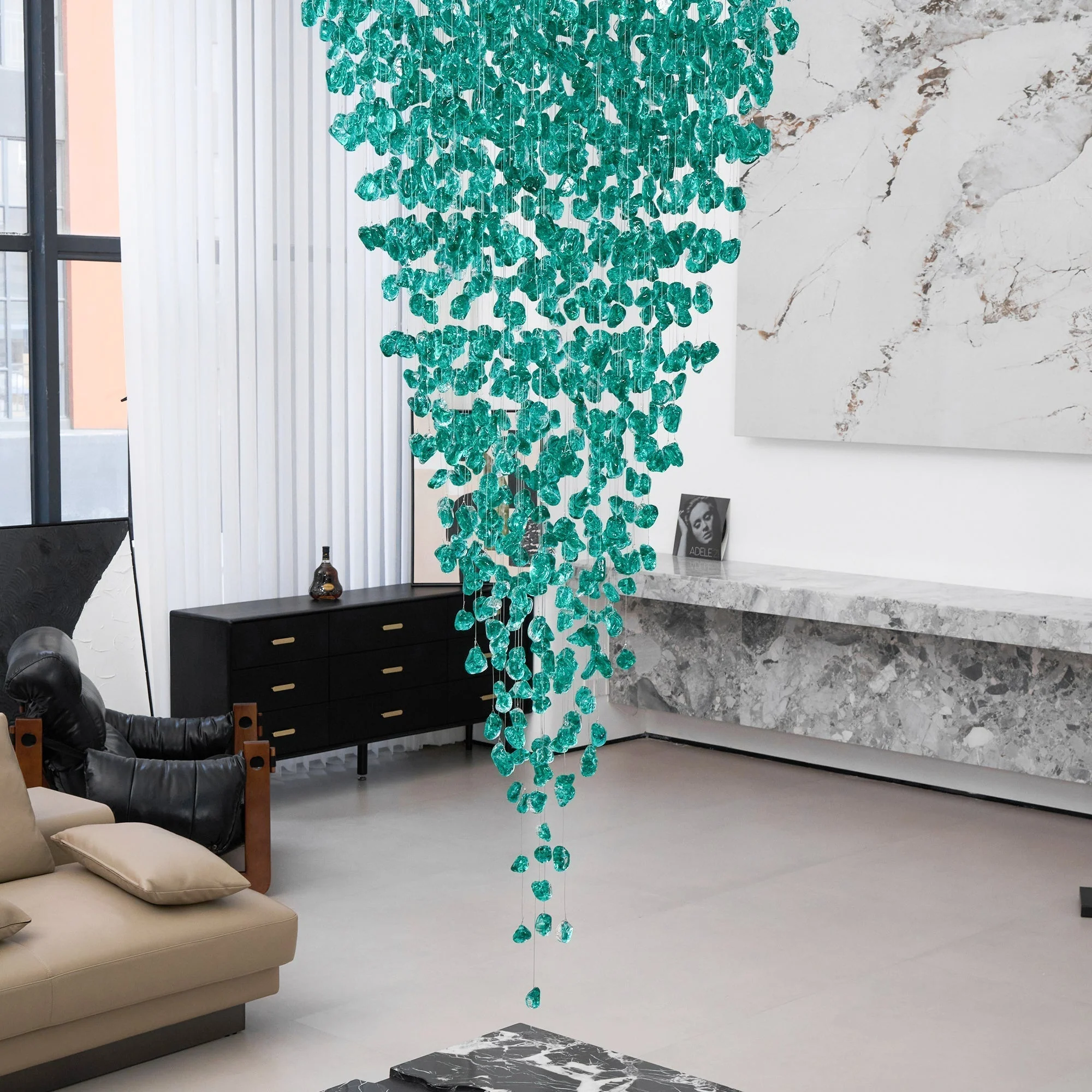 Veshaa Postmodern Luxury Stone Crystal Chandelier - Image 82