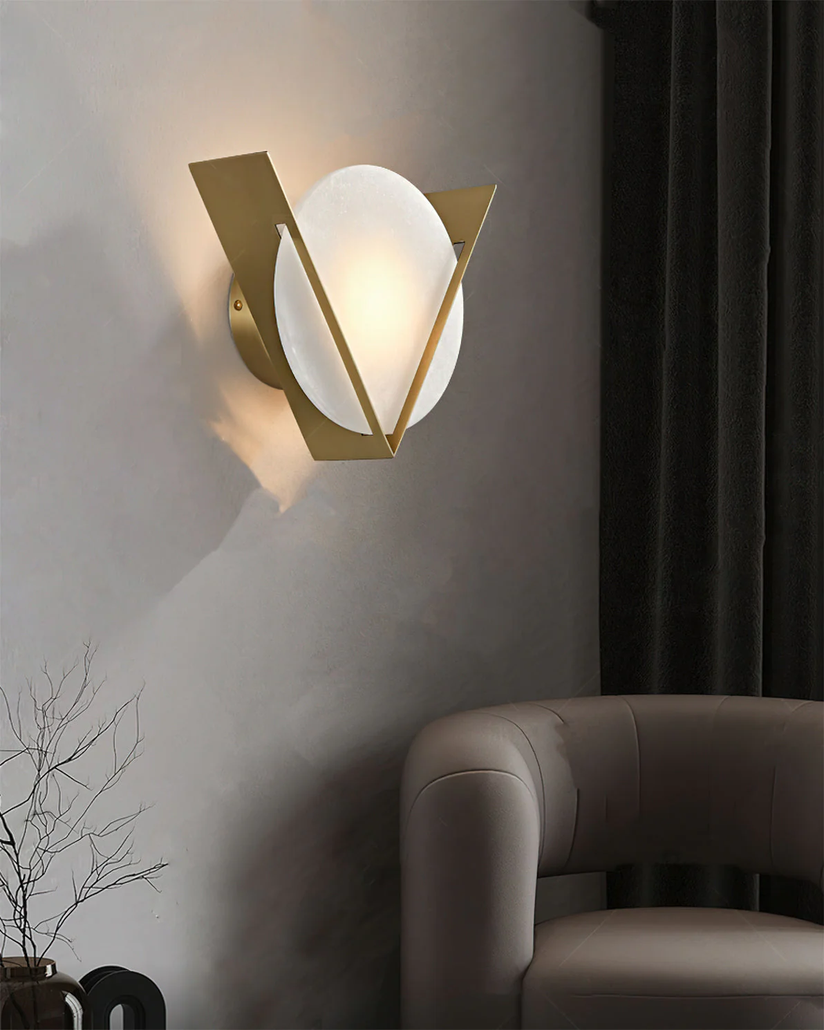 Vesta Modern Alabaster Wall Lamp - Image 4