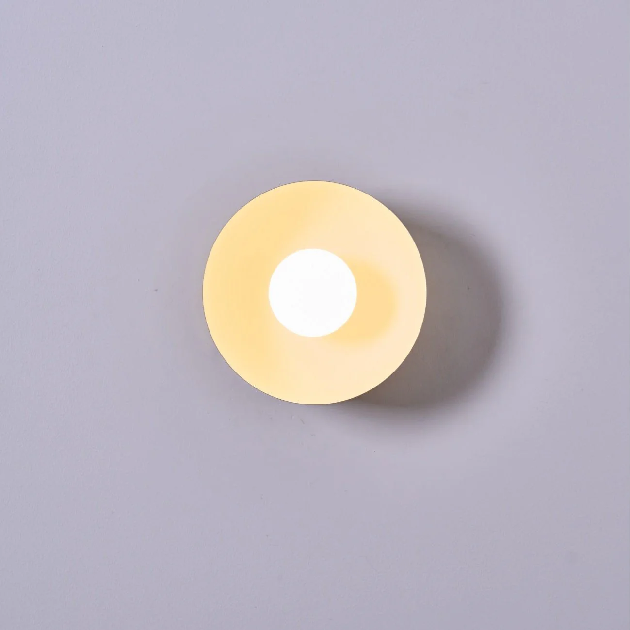 Vethaora Modern Minimalist Solar Eclipse Brass Glass Wall Light - Image 9