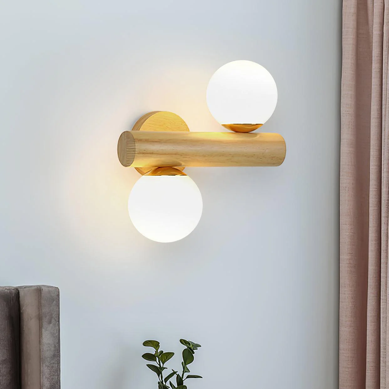 Vexorise Wood Scandinavian Wall Lamp - Image 17