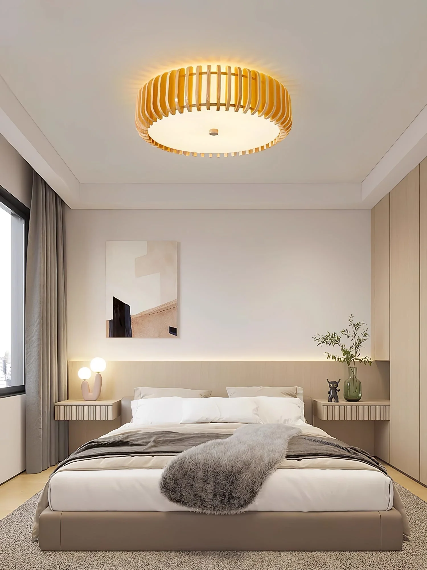 Vezorus Premium Elegance Wood Ceiling Lamp - Image 14