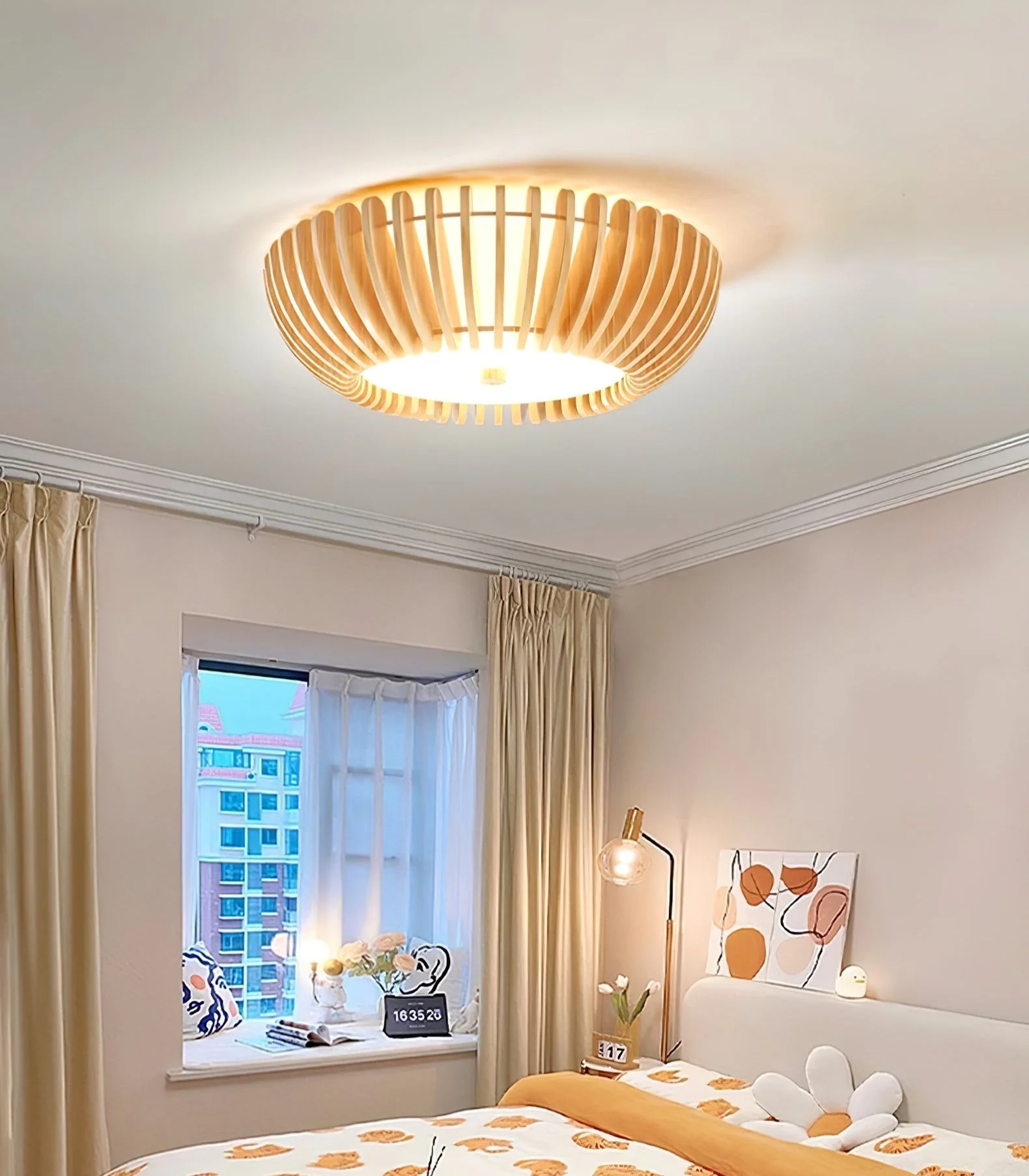Vezorus Premium Elegance Wood Ceiling Lamp - Image 2
