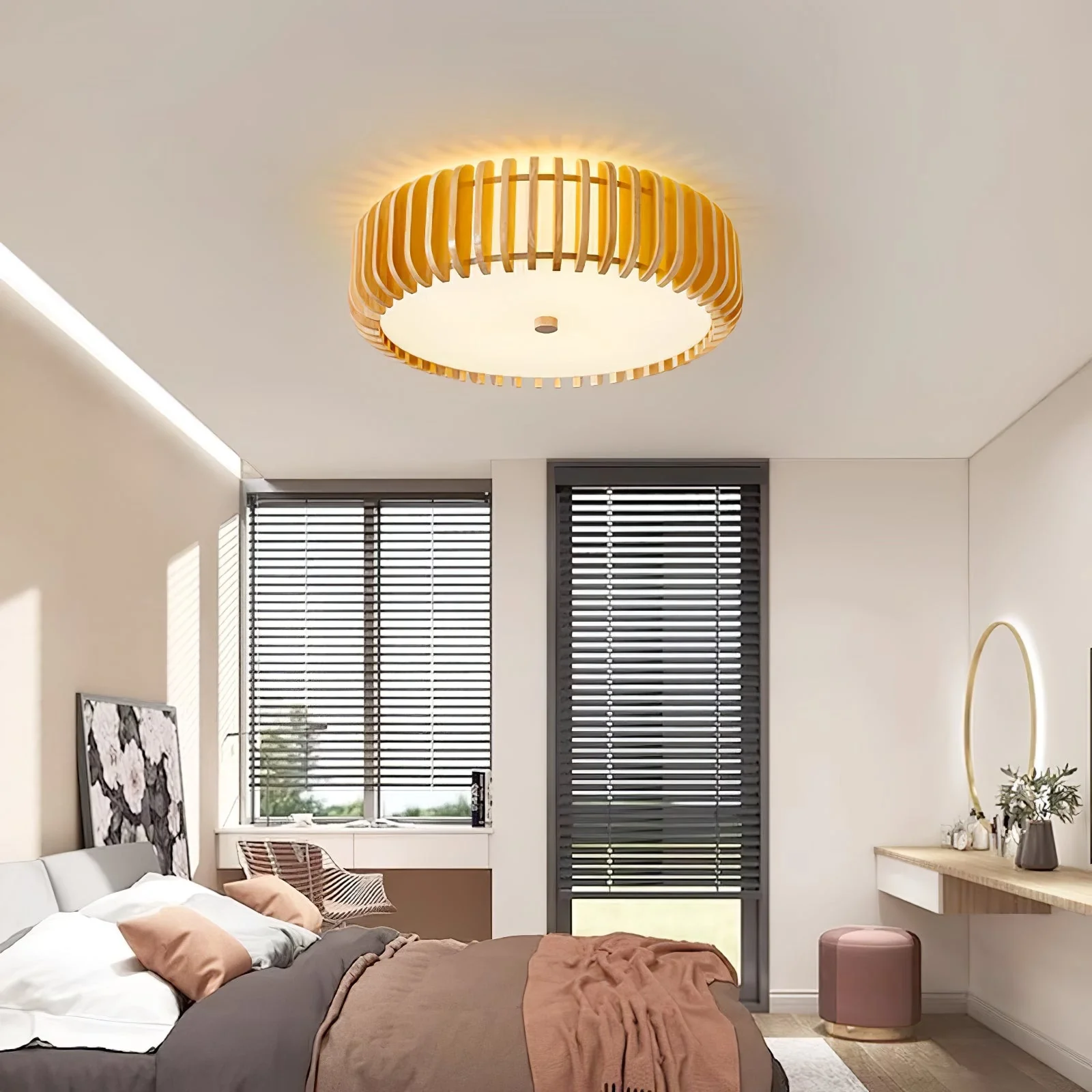 Vezorus Premium Elegance Wood Ceiling Lamp - Image 4