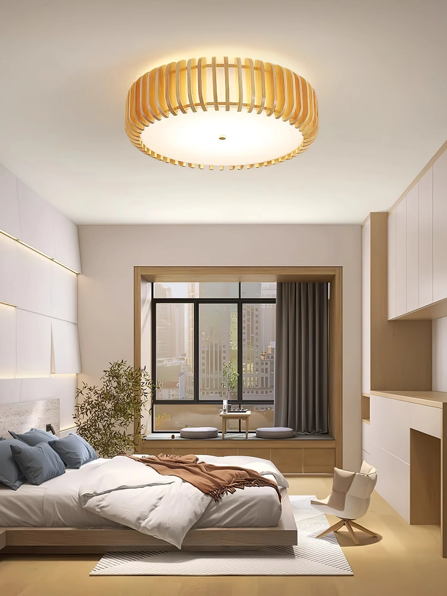 Vezorus Premium Elegance Wood Ceiling Lamp - Image 8