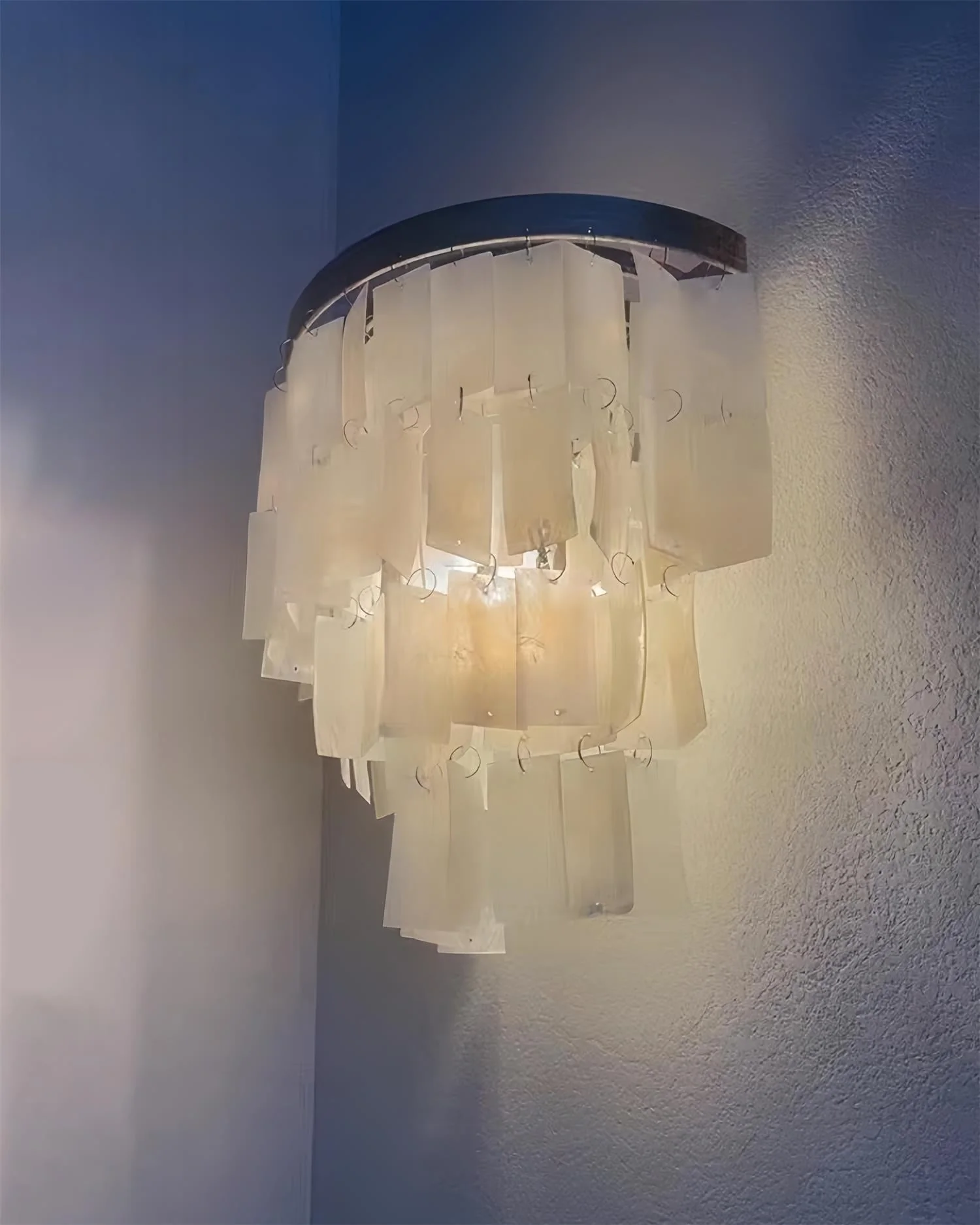 Vidoros Postmodern Luxury Shell Tiered Wall Lamp - Image 18