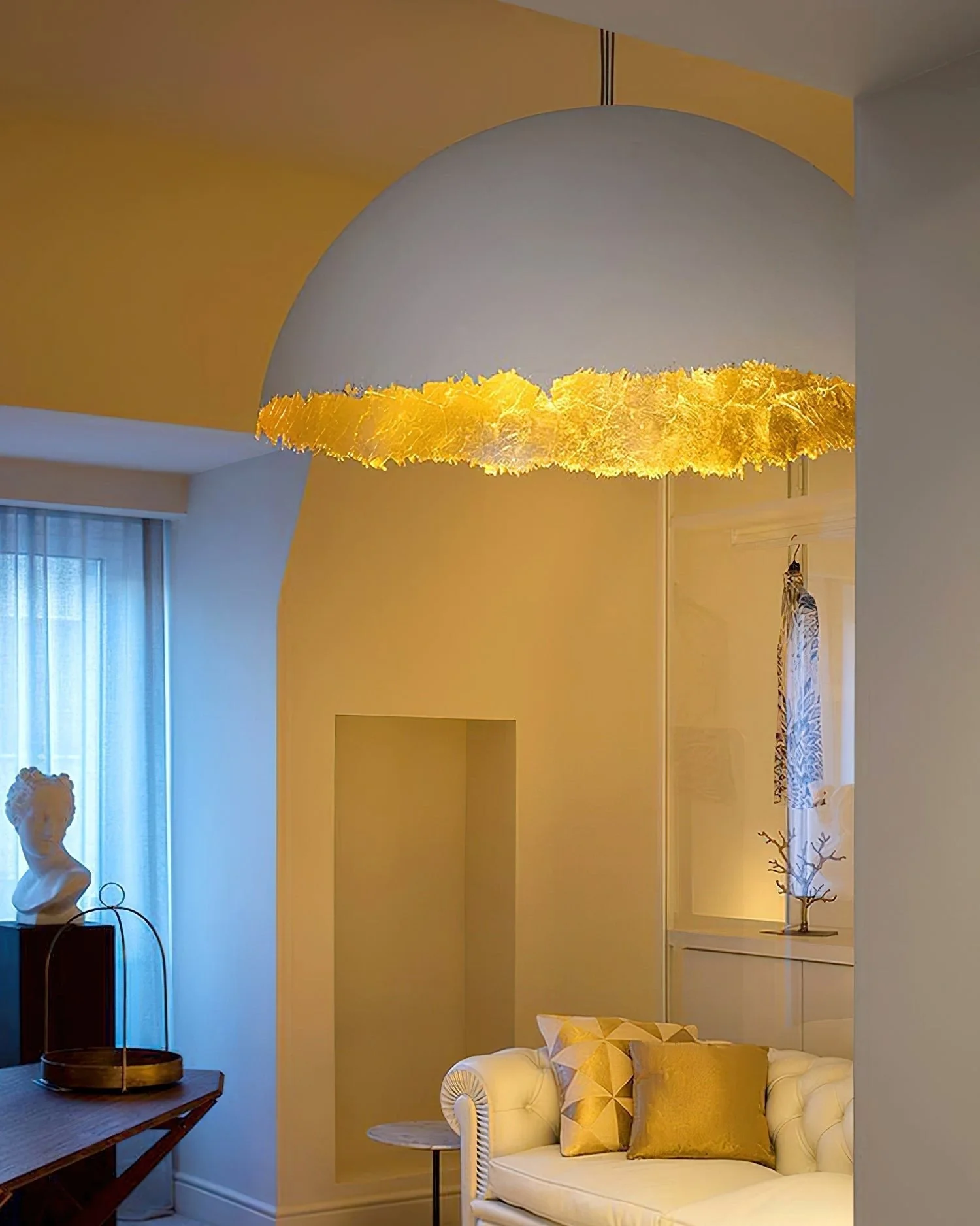Viliriel Textured Fiberglass Pendant Light - Image 16