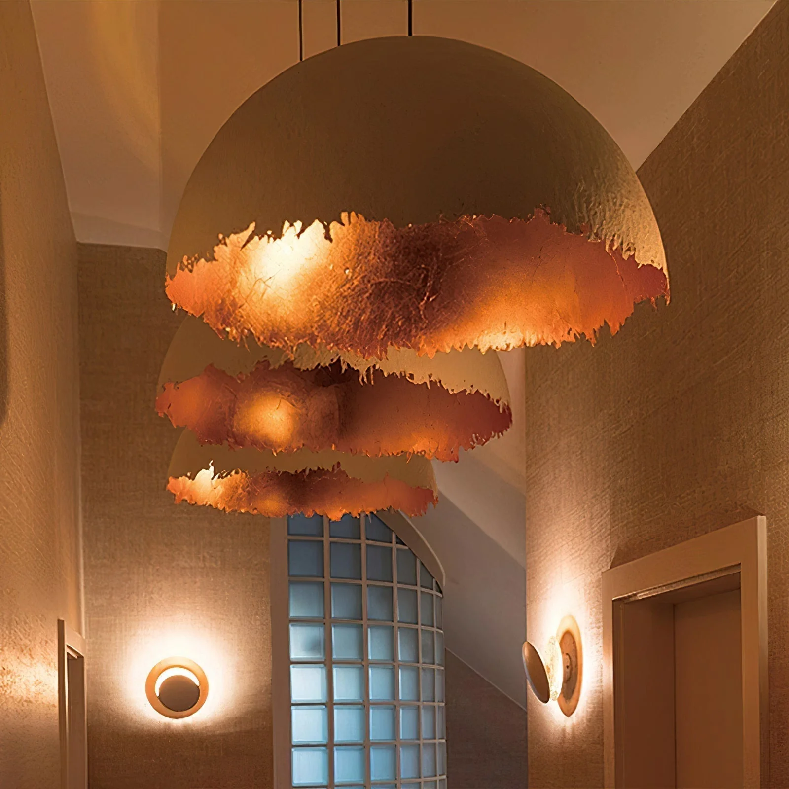 Viliriel Textured Fiberglass Pendant Light - Image 2
