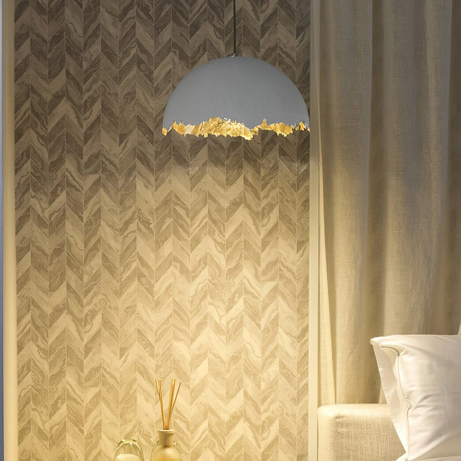 Viliriel Textured Fiberglass Pendant Light - Image 20