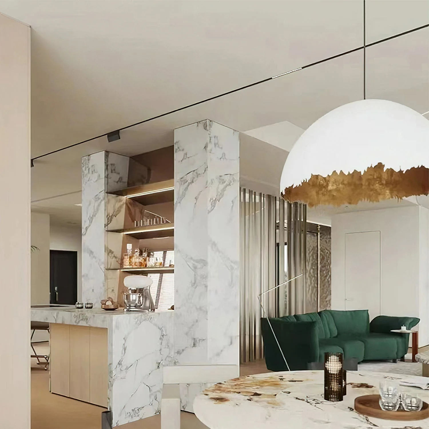 Viliriel Textured Fiberglass Pendant Light - Image 23
