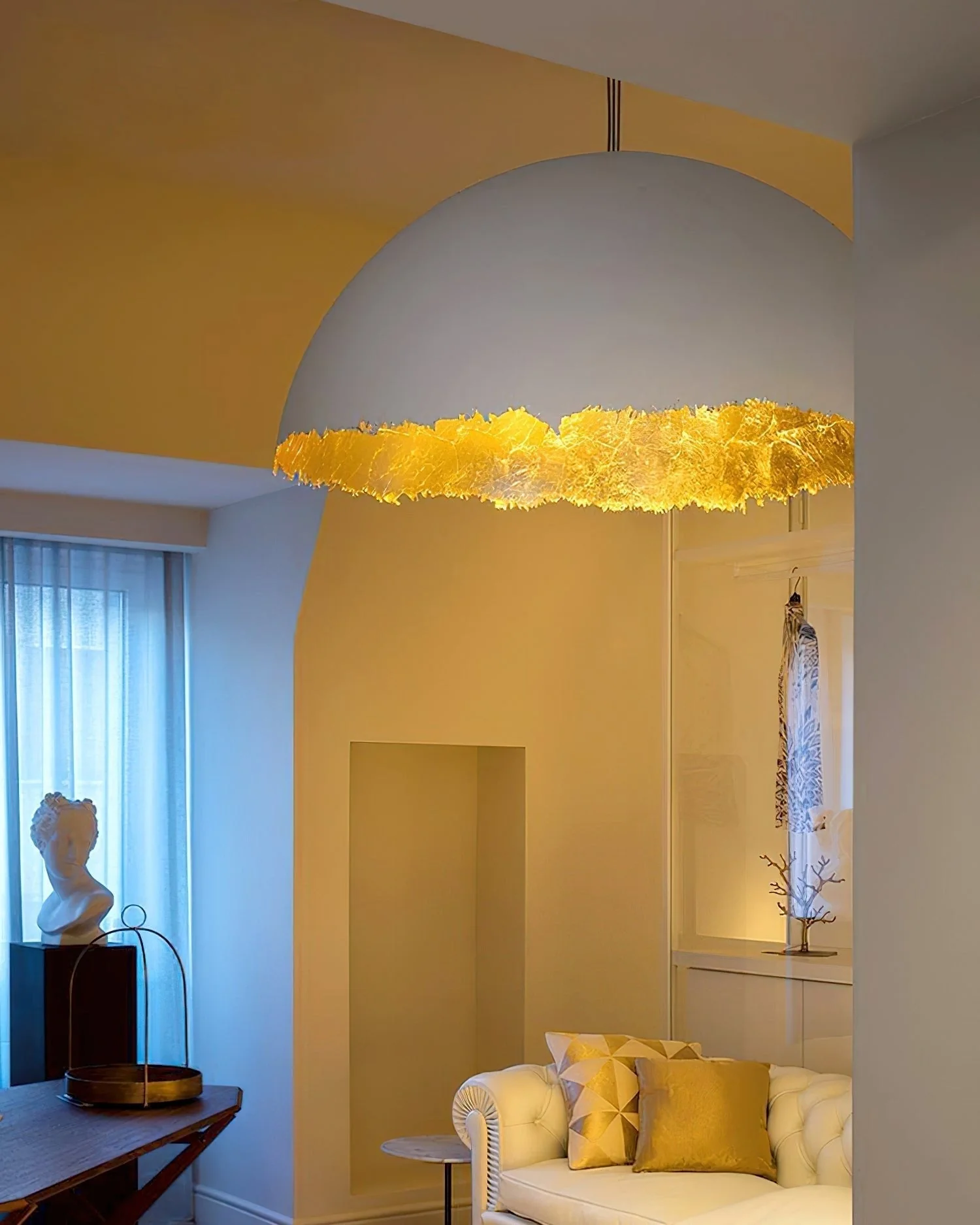 Viliriel Textured Fiberglass Pendant Light - Image 25