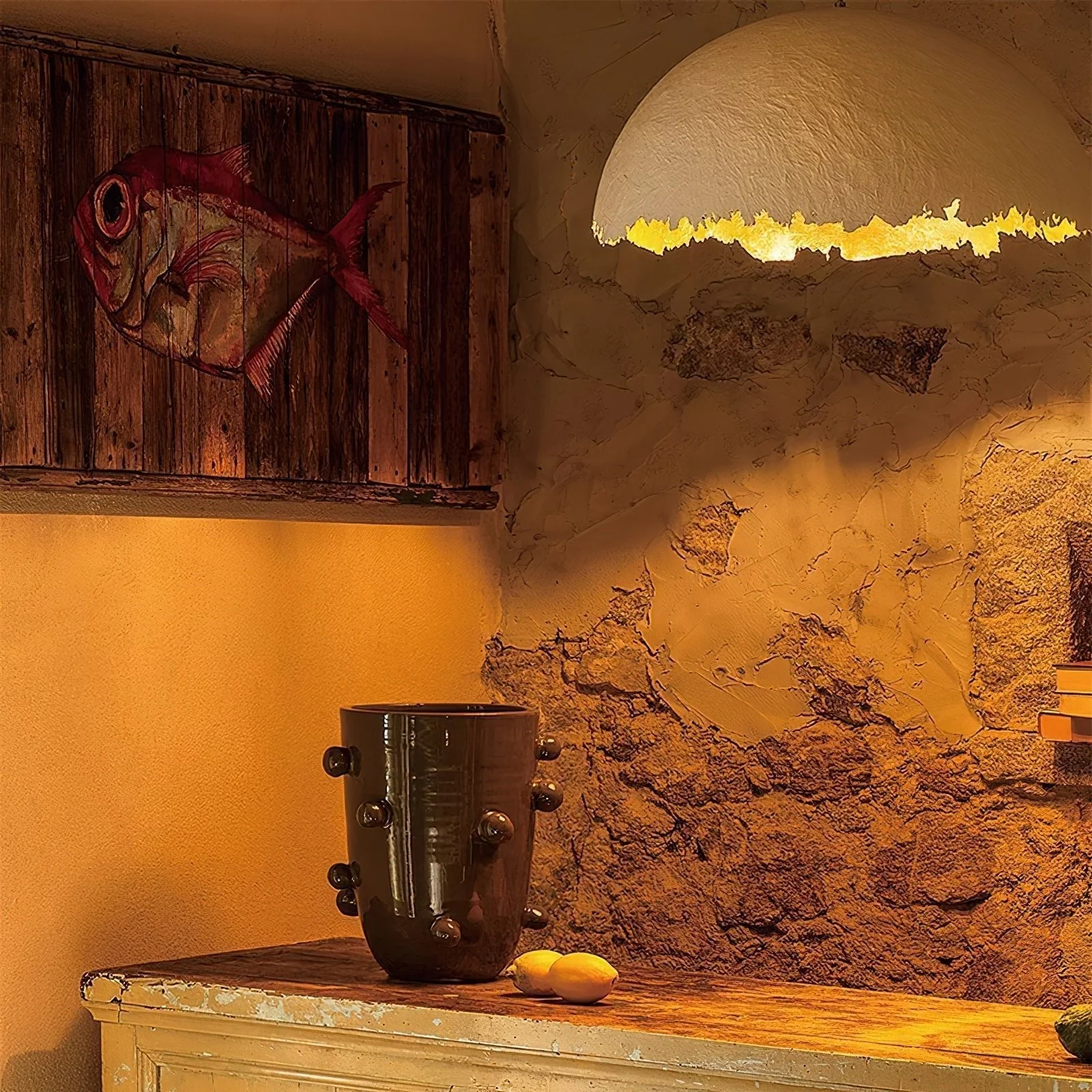 Viliriel Textured Fiberglass Pendant Light - Image 29