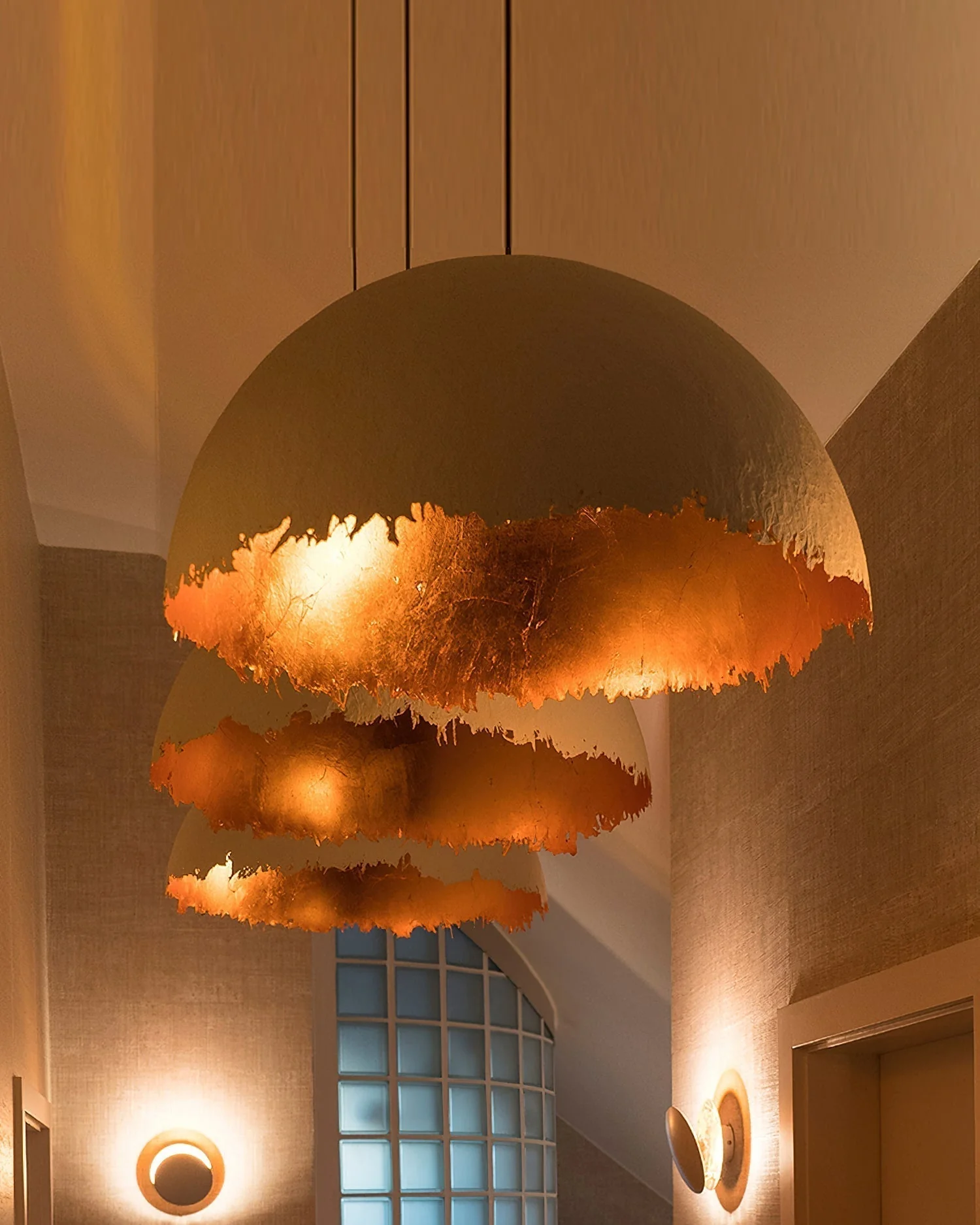 Viliriel Textured Fiberglass Pendant Light - Image 3