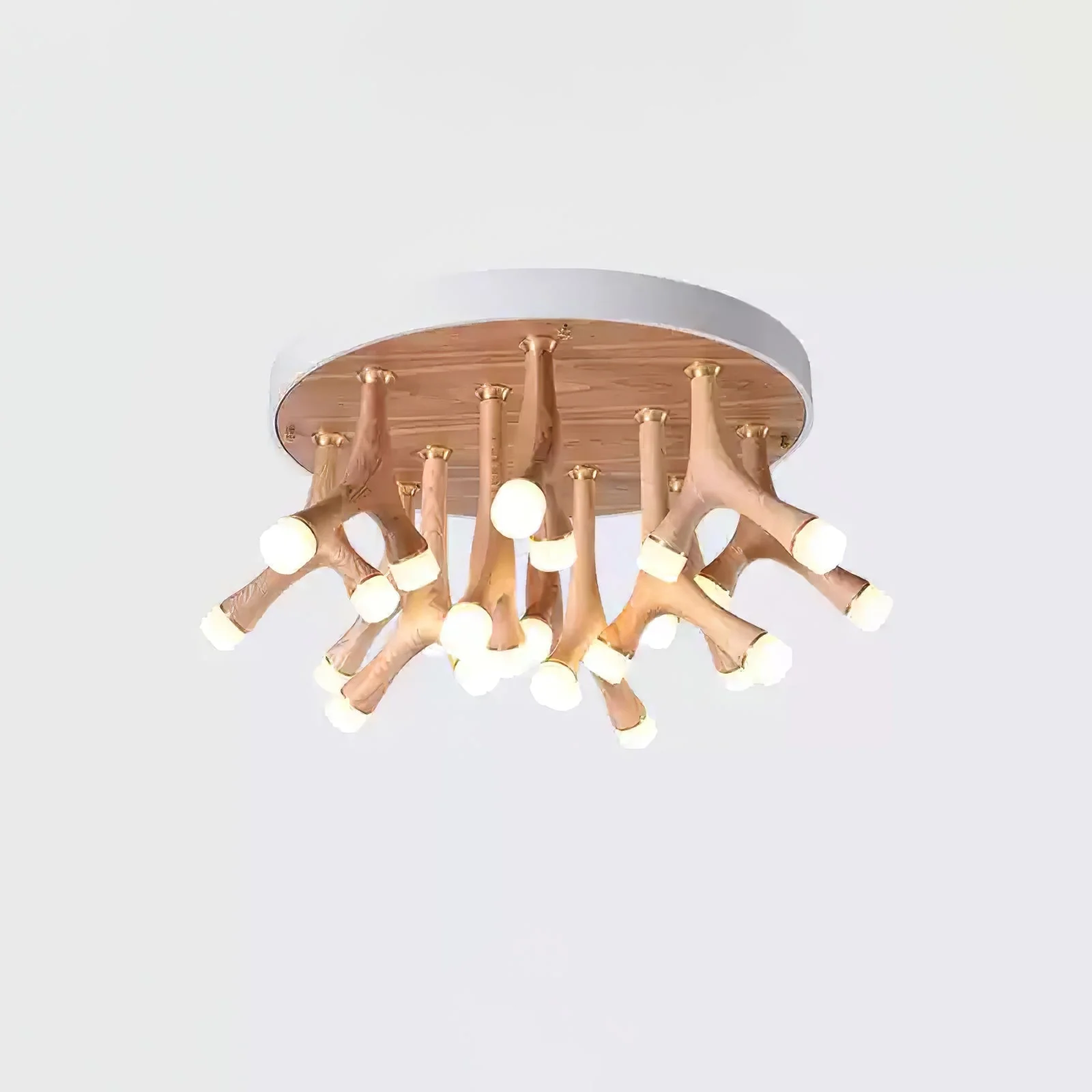 Vilorion Nature-Inspired Wood Ceiling Light - Image 12