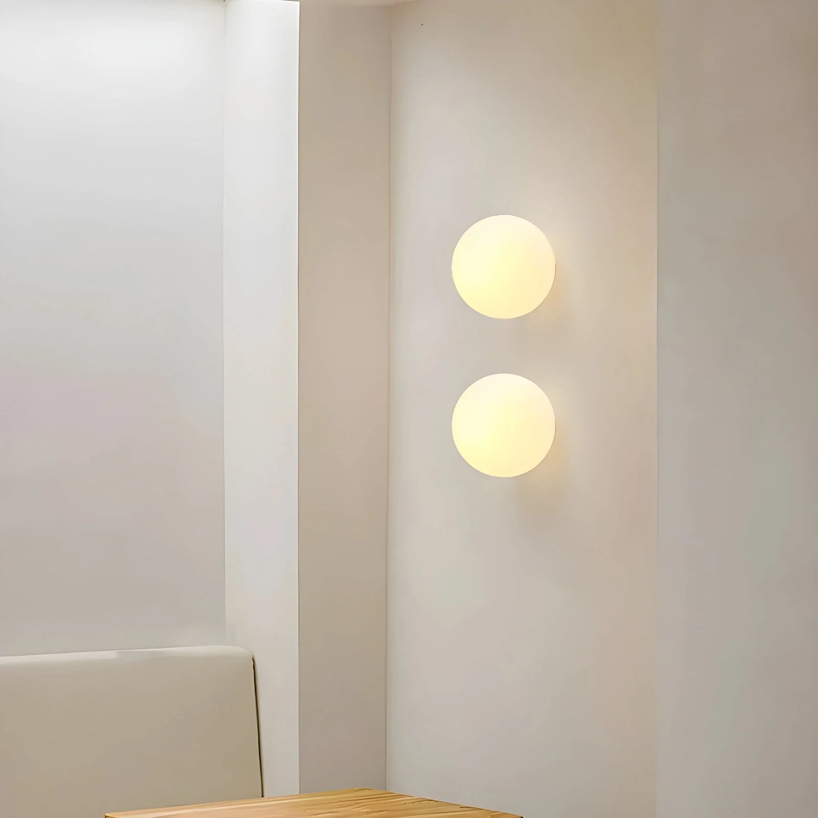 Vimala Minimalist Glass Wall Light - Image 10