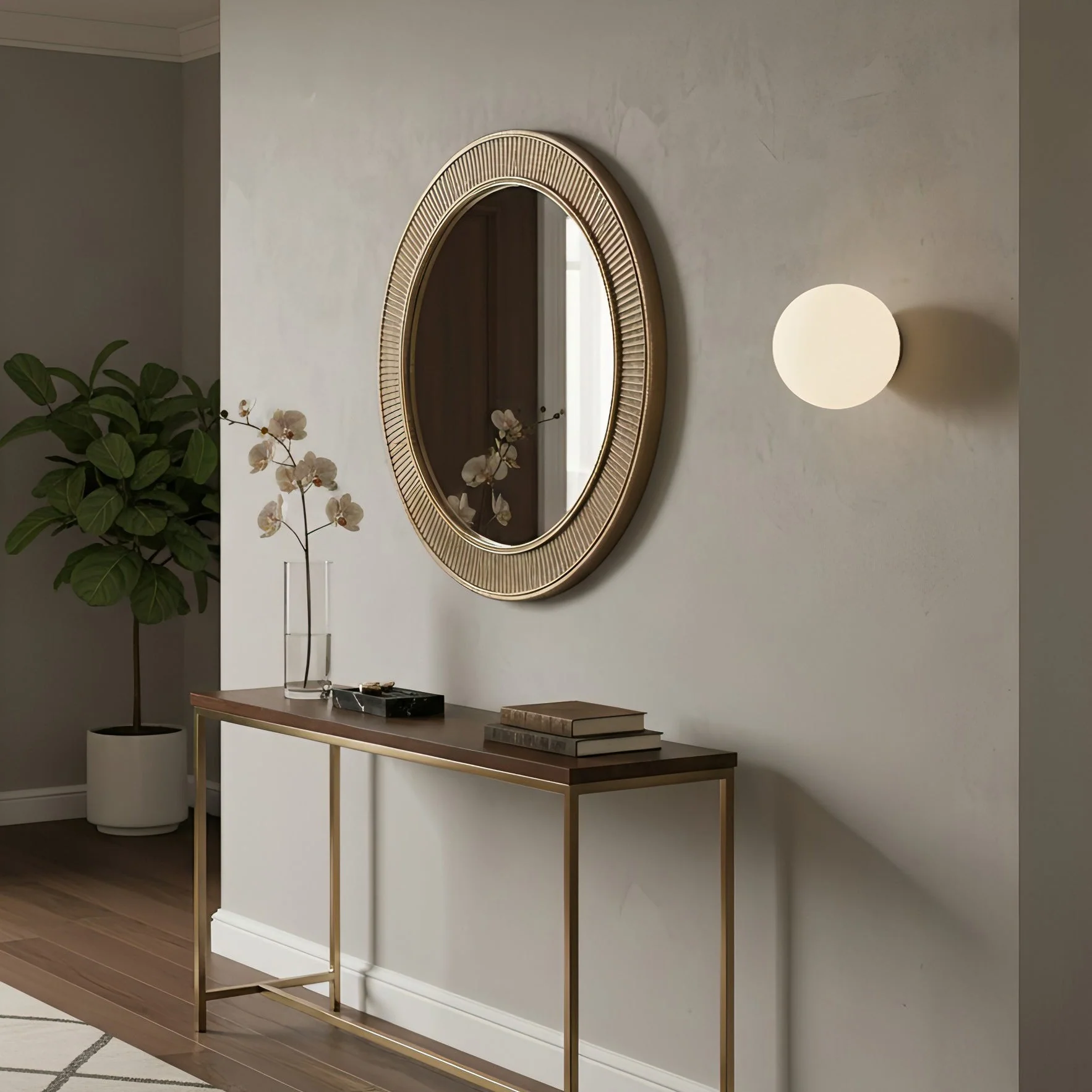 Vimala Minimalist Glass Wall Light - Image 9