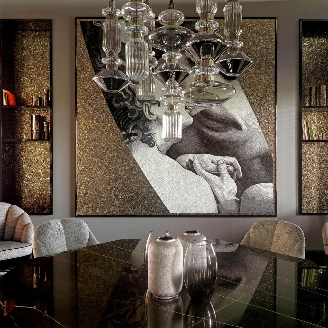 Vionisis Glass Light Luxury Pendant Lamp - Image 87
