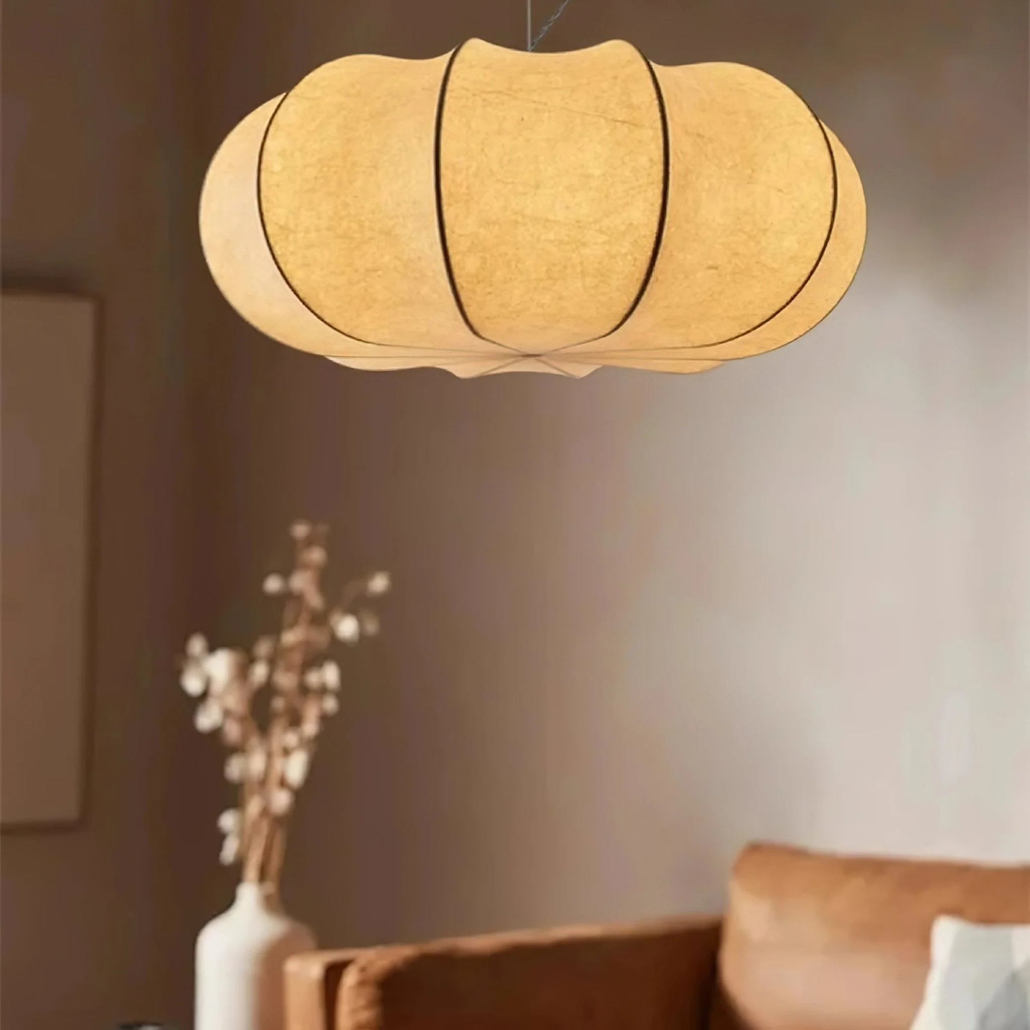 Vioren Silk Traditional Pendant Lamp - Image 2