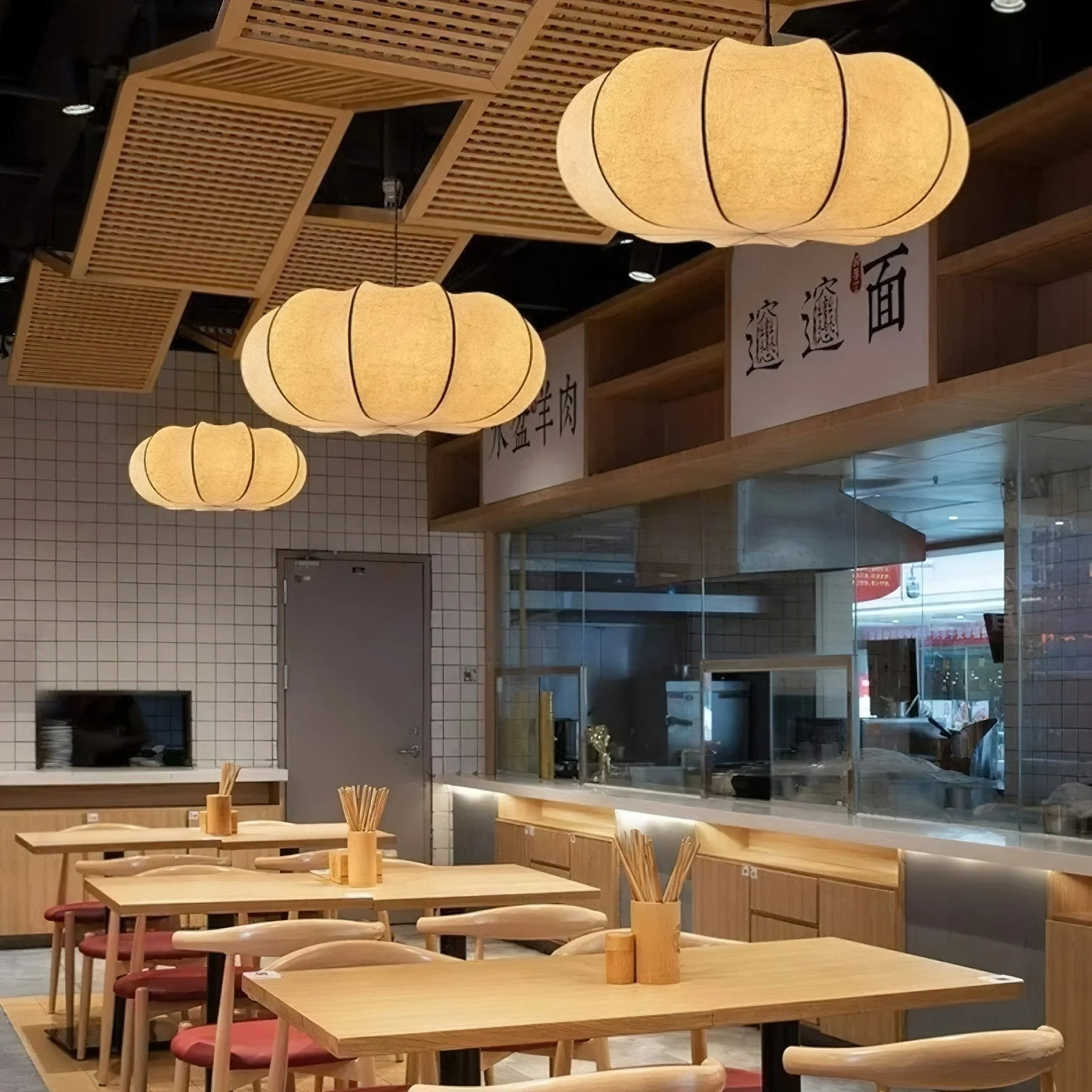 Vioren Silk Traditional Pendant Lamp - Image 21