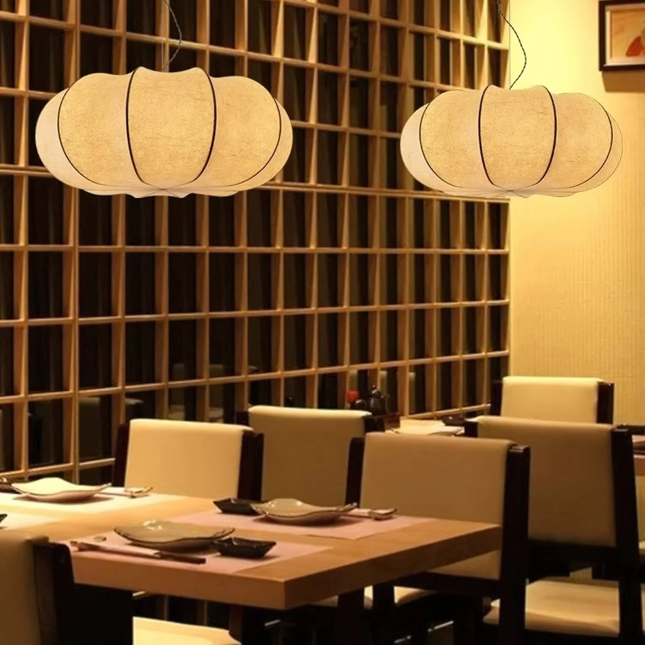Vioren Silk Traditional Pendant Lamp - Image 22