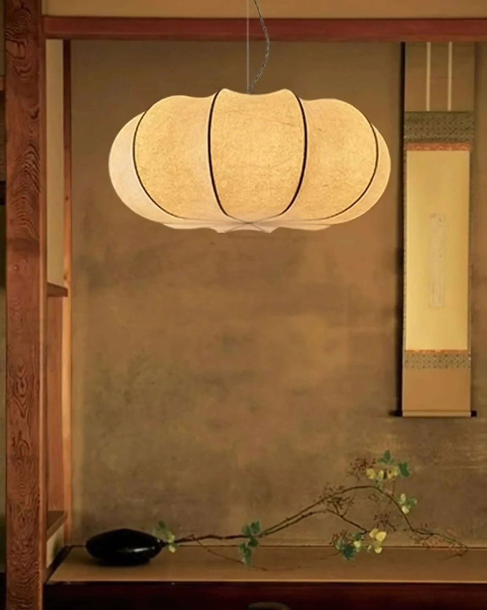 Vioren Silk Traditional Pendant Lamp - Image 23