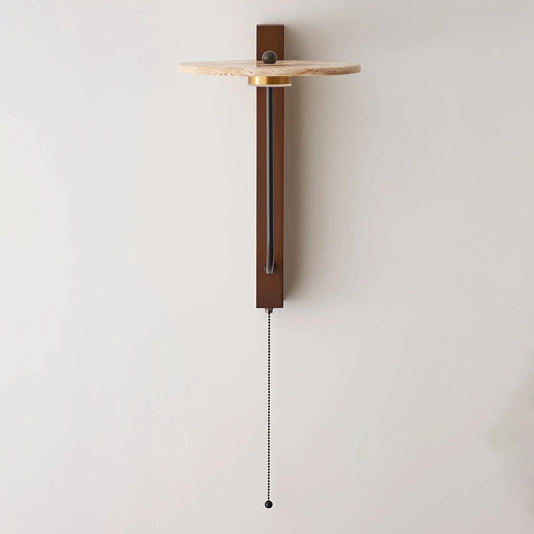 Viphayra Lever Arm Travertine Wall Light - Image 20