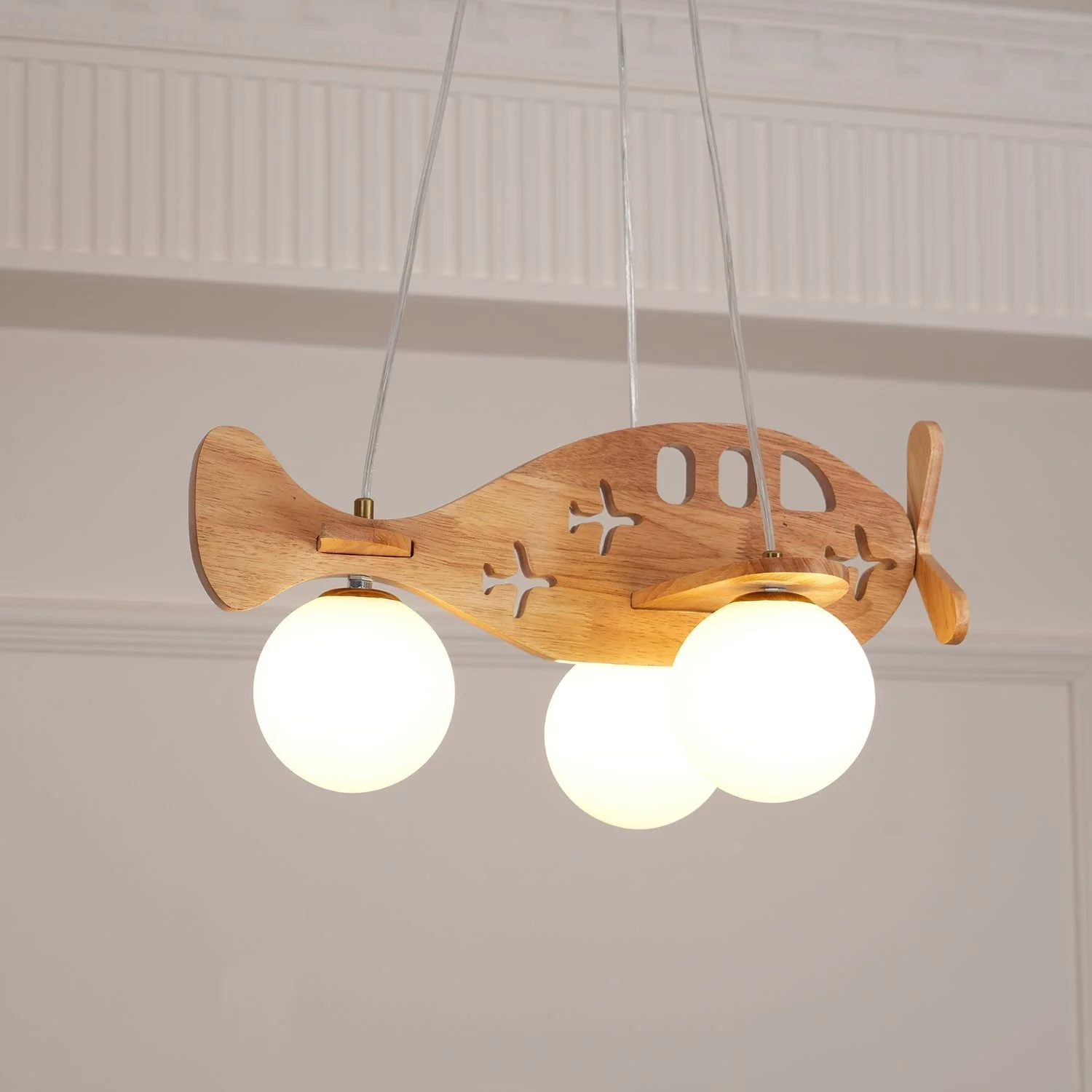 Virelith Wood Artistic Pendant Lamp - Image 10