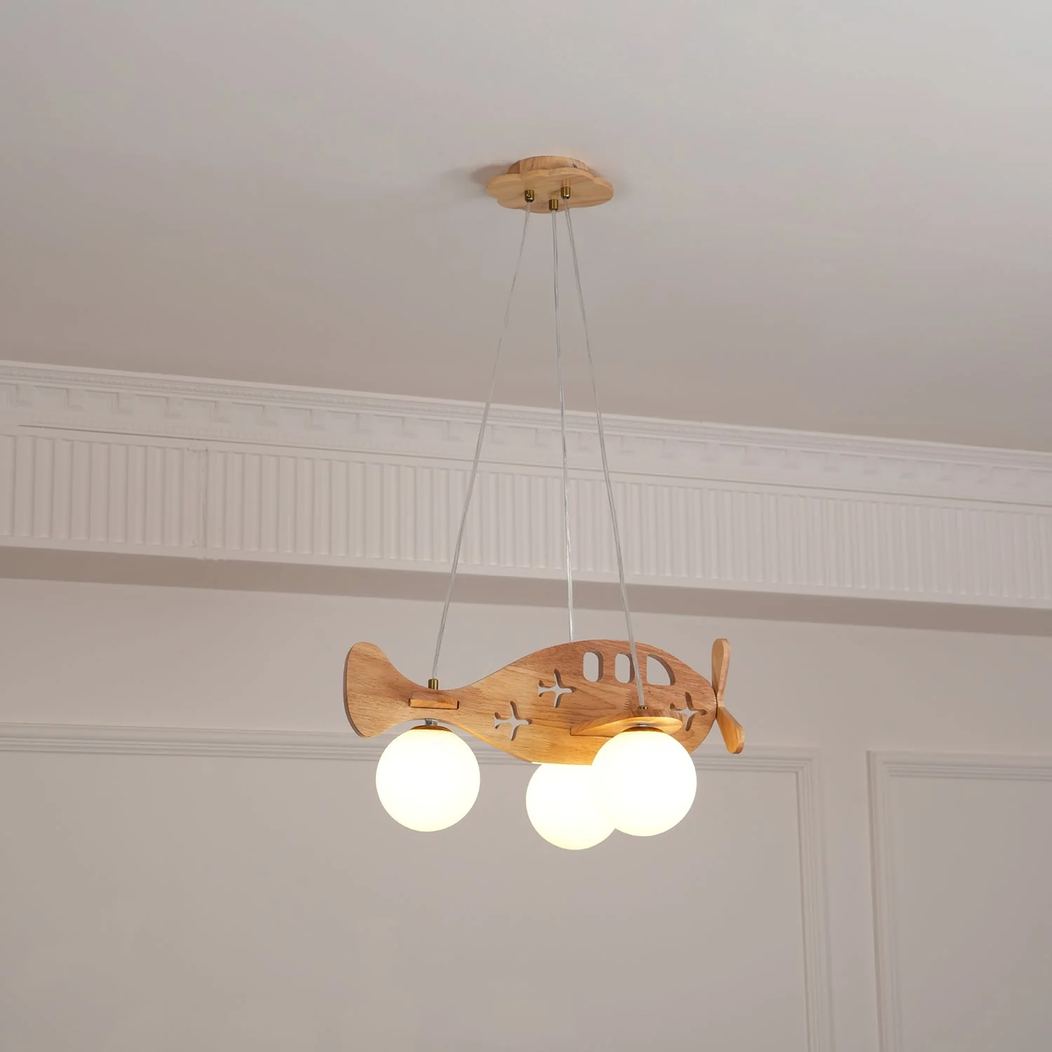 Virelith Wood Artistic Pendant Lamp - Image 11