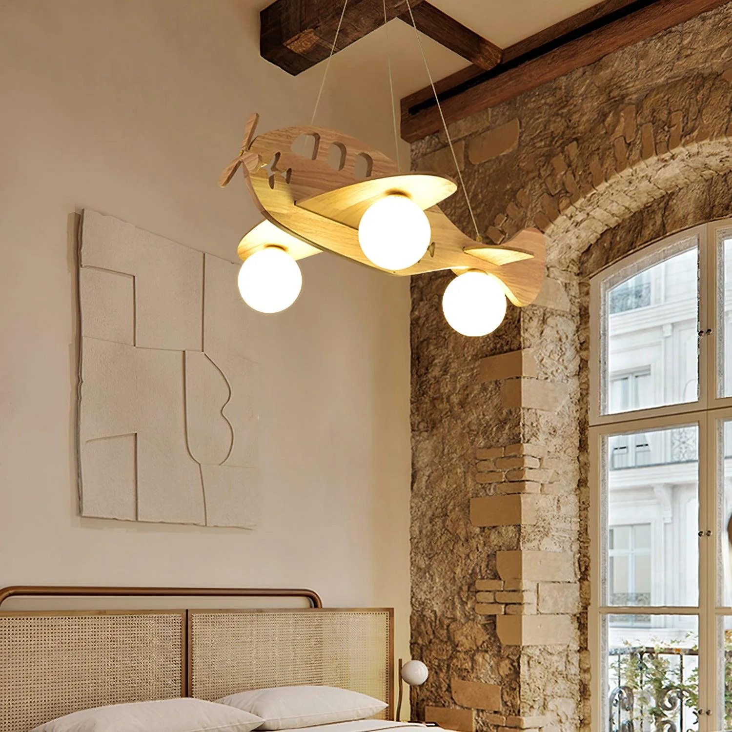 Virelith Wood Artistic Pendant Lamp - Image 16