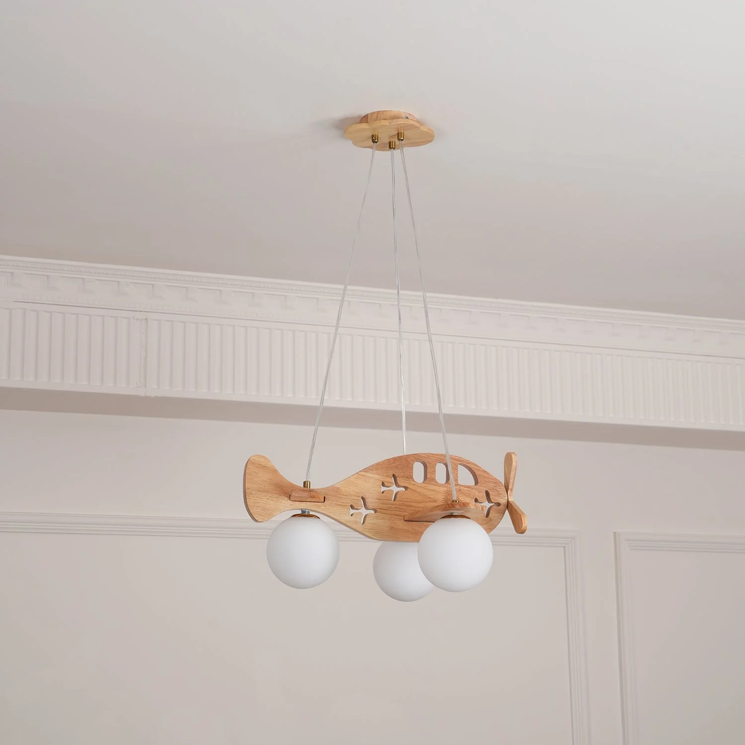 Virelith Wood Artistic Pendant Lamp - Image 17