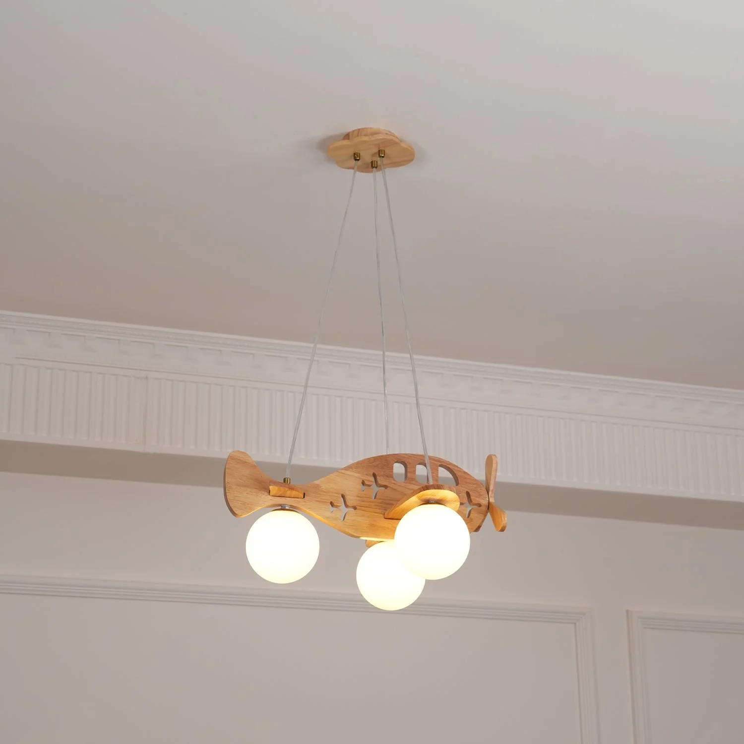 Virelith Wood Artistic Pendant Lamp - Image 9