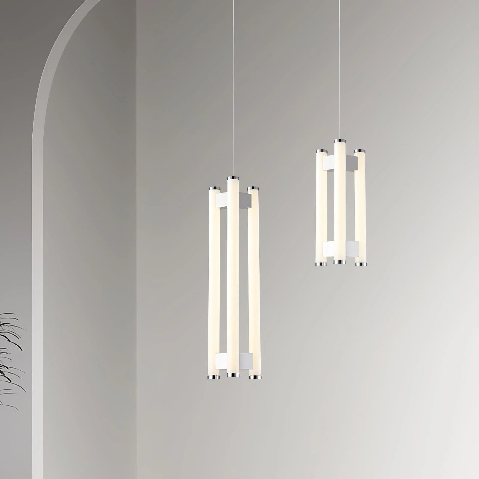 Virella Minimalist Cylindrical Pendant Light - Image 4
