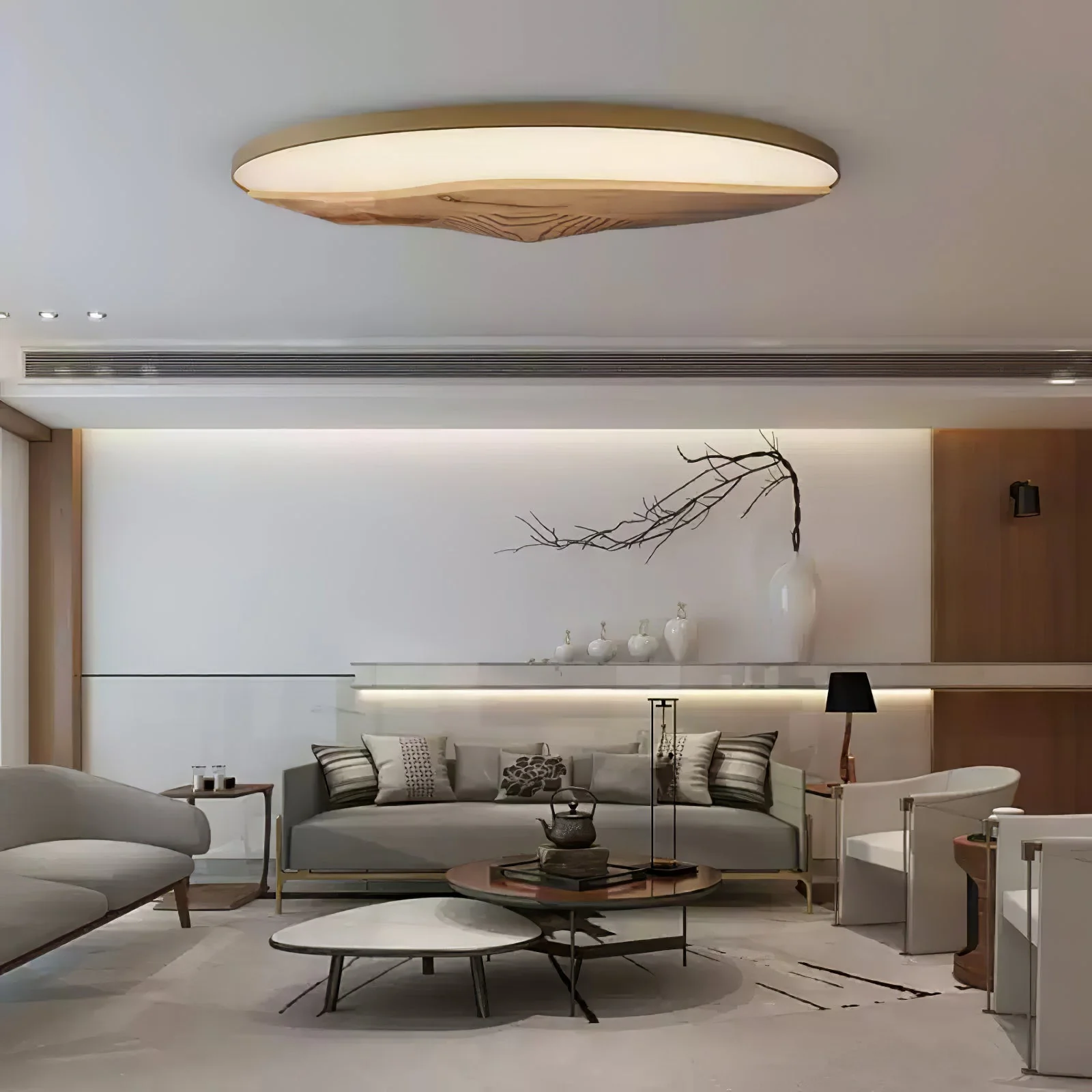 Vishaarae Scandi Wooden Ceiling Light - Image 13