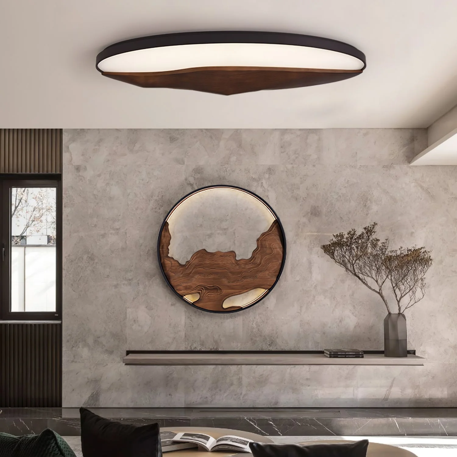 Vishaarae Scandi Wooden Ceiling Light - Image 17