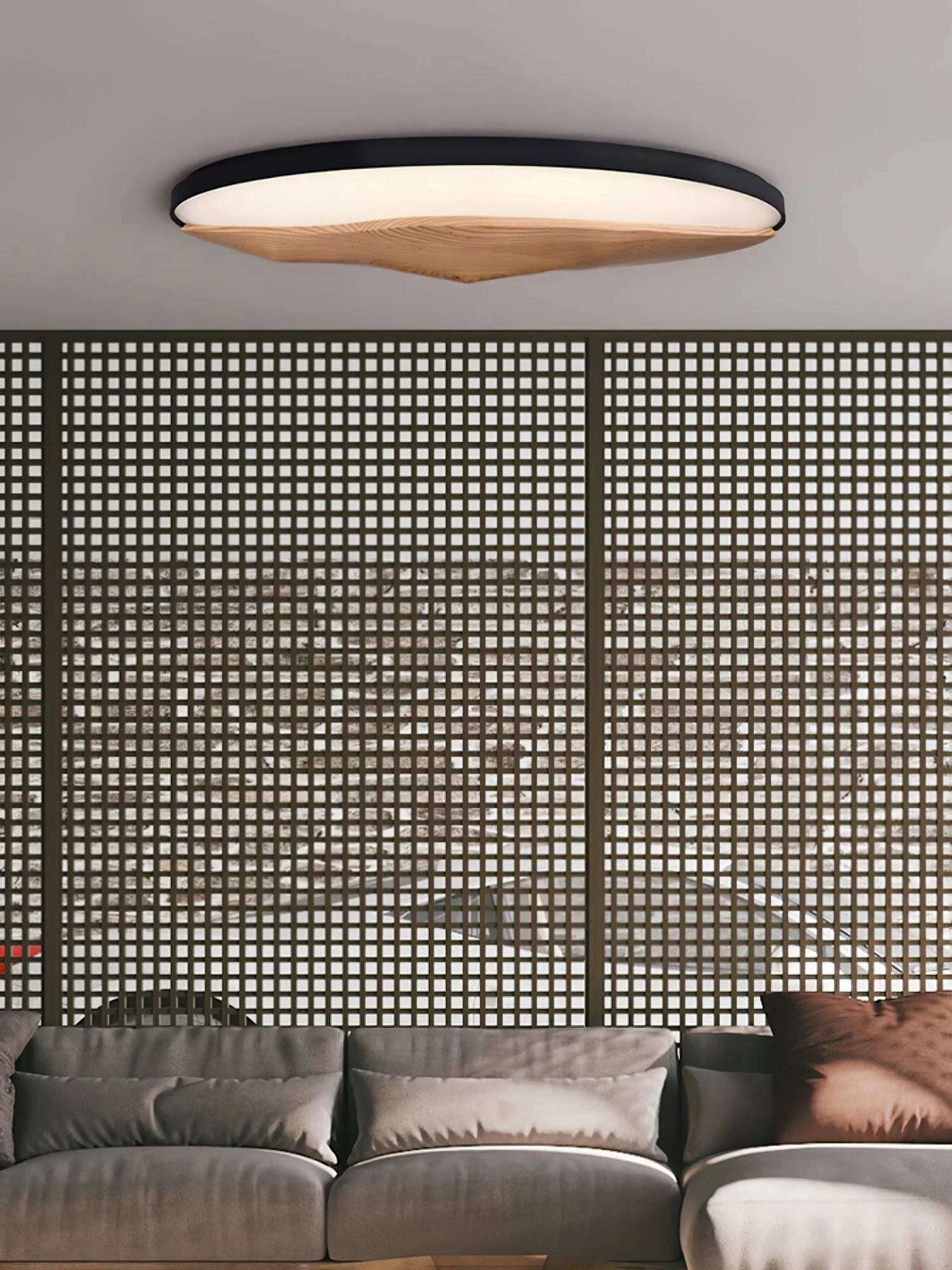 Vishaarae Scandi Wooden Ceiling Light - Image 18