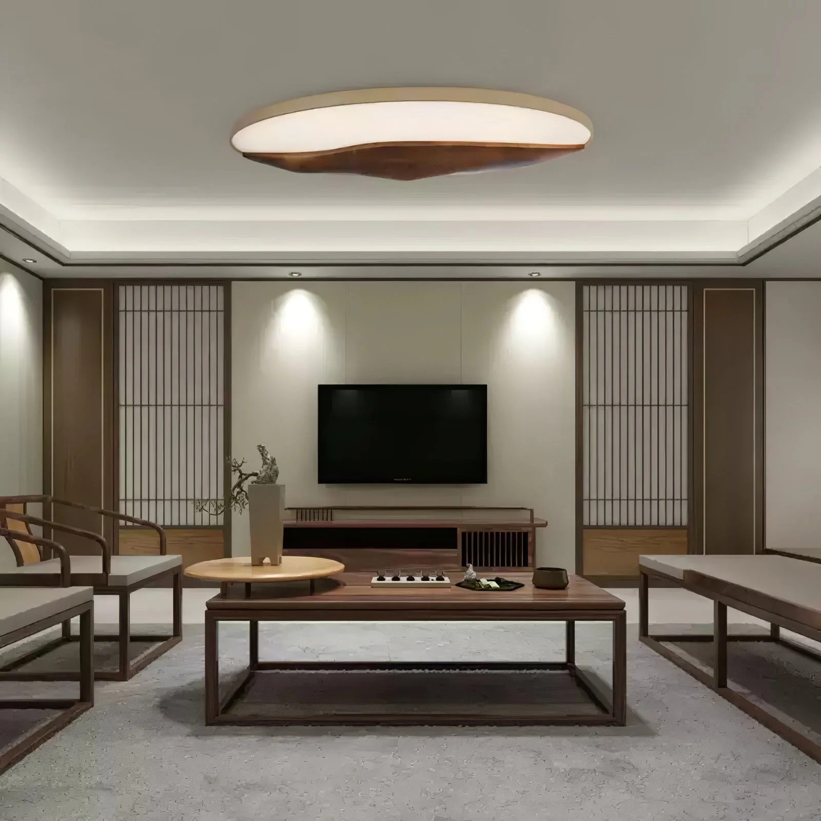 Vishaarae Scandi Wooden Ceiling Light - Image 25