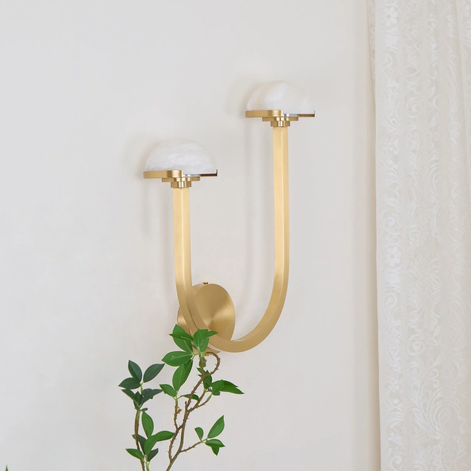 Vitalira Double Alabaster Wall Light - Image 27
