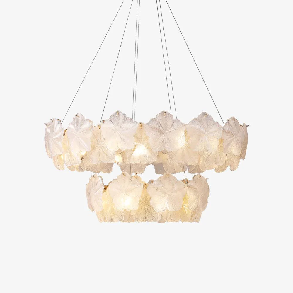 Vitheir Floral Glass Chandelier
