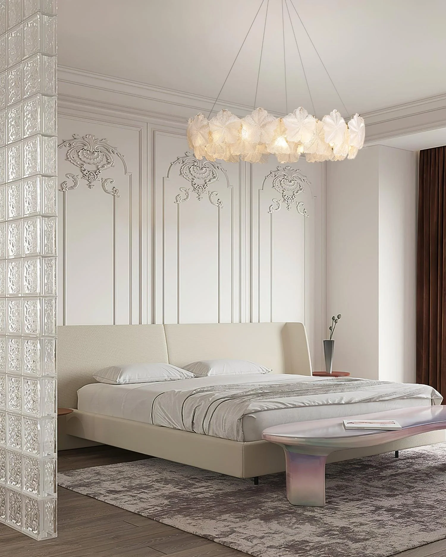 Vitheir Floral Glass Chandelier - Image 11