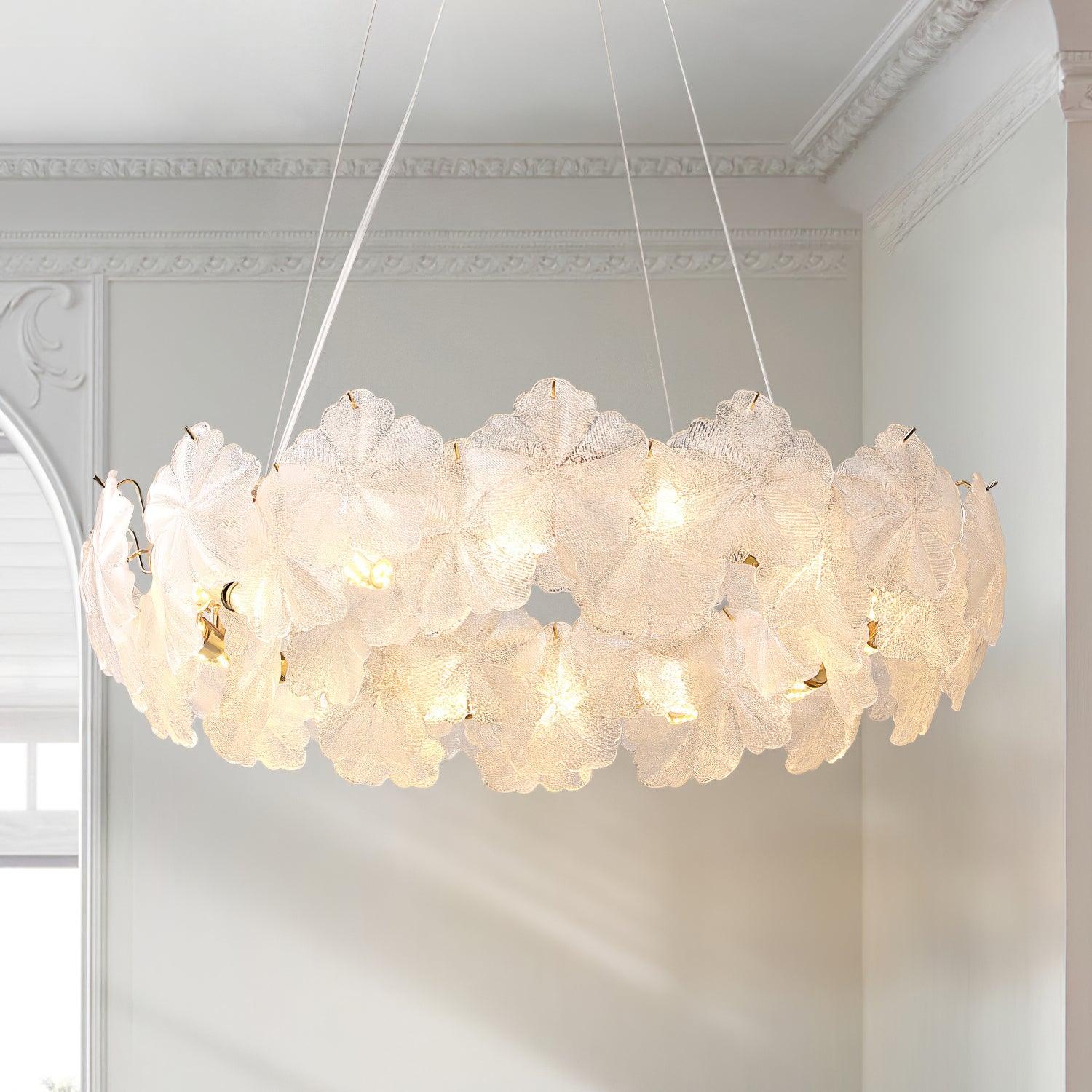 Vitheir Floral Glass Chandelier - Image 14