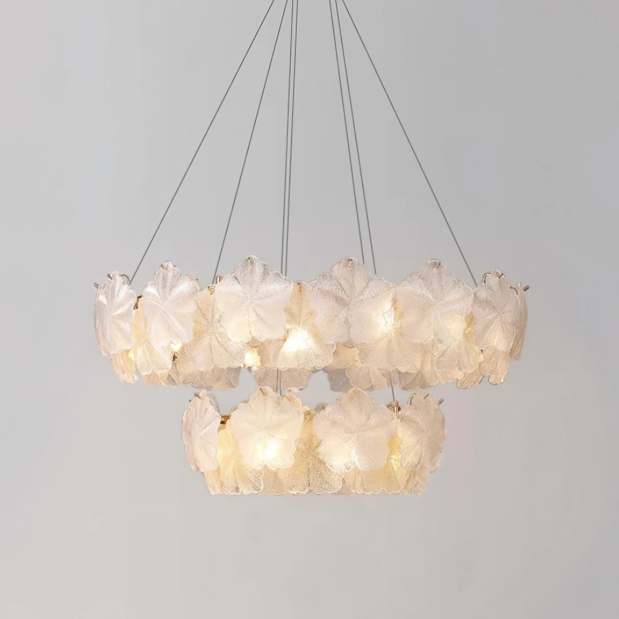 Vitheir Floral Glass Chandelier - Image 9