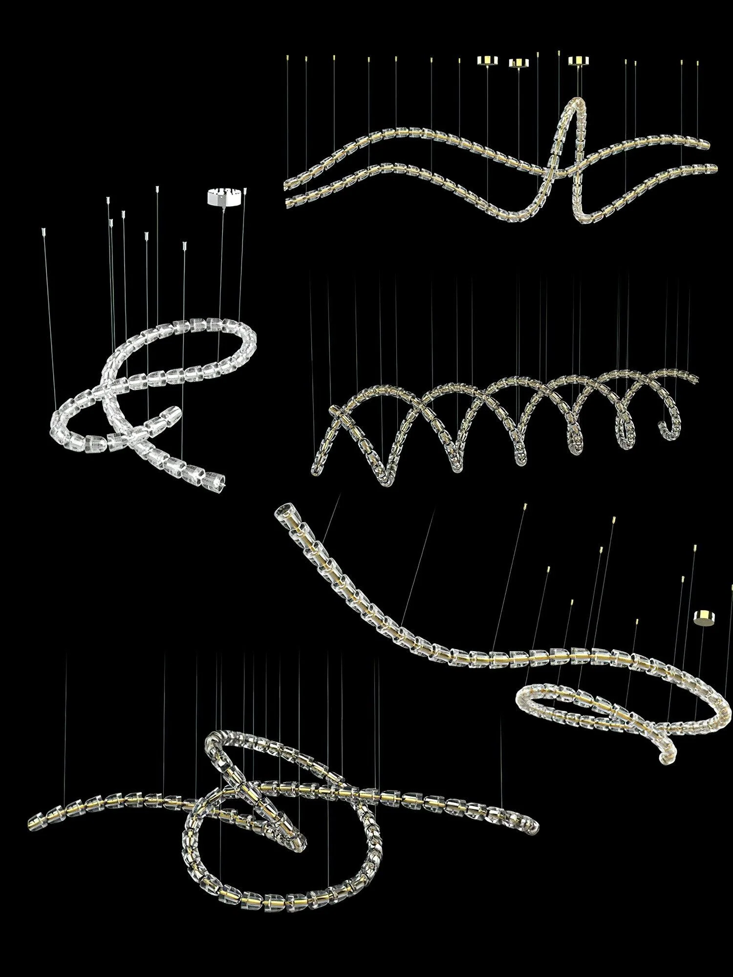 Vivaryra Modern LED Chandelier - Image 11
