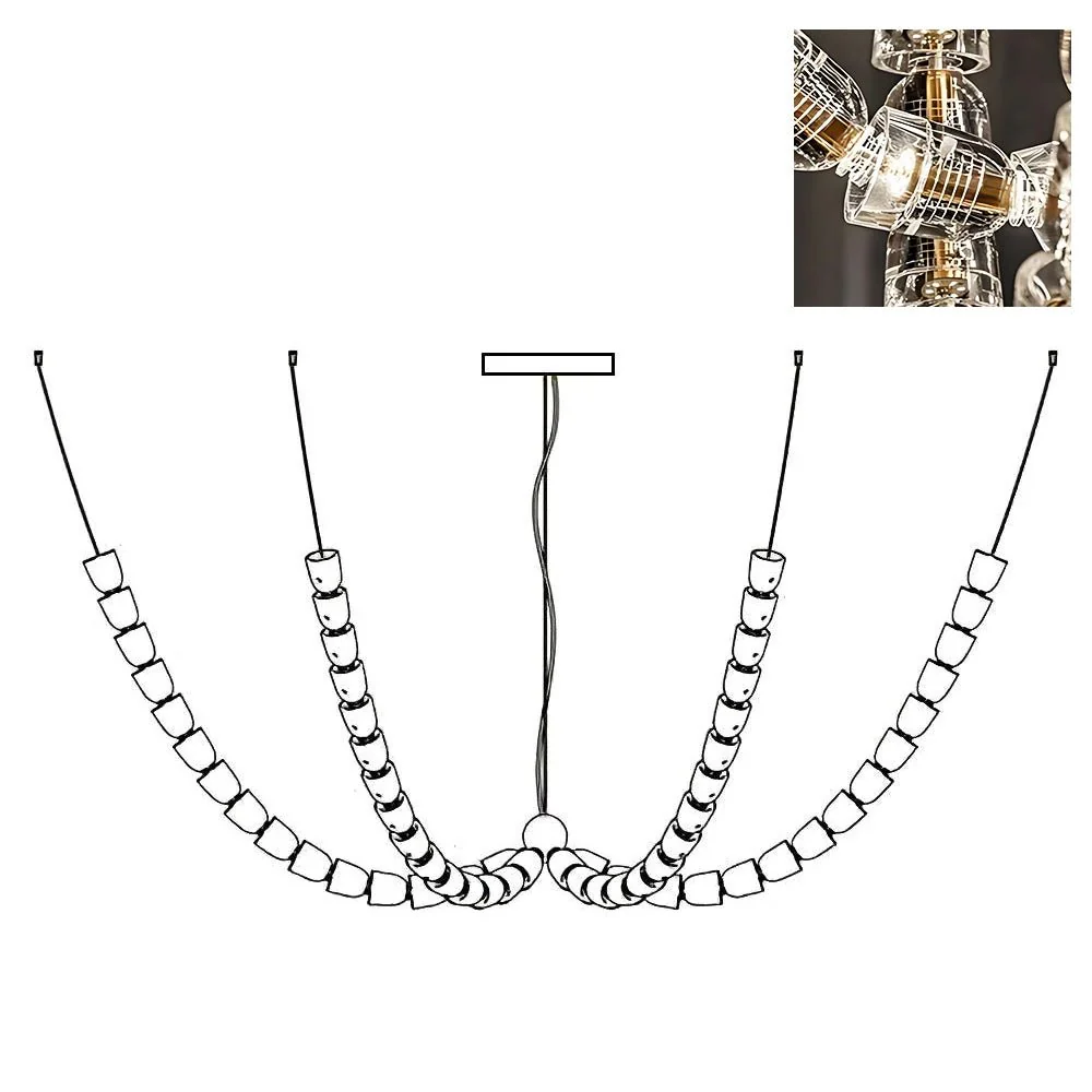 Vivaryra Modern LED Chandelier - Image 6