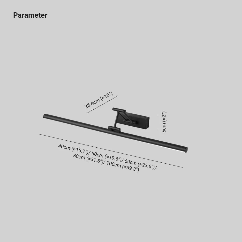 Volo Modern Linear Mirror Front Vanity Metal LED Wall Lamp - Image 5