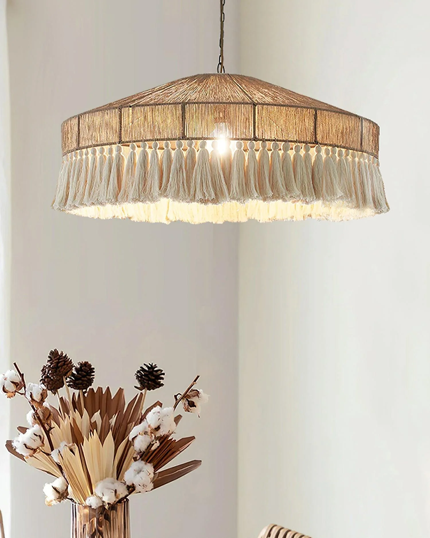 Vorenth Hemp Rope Pendant Light - Image 10