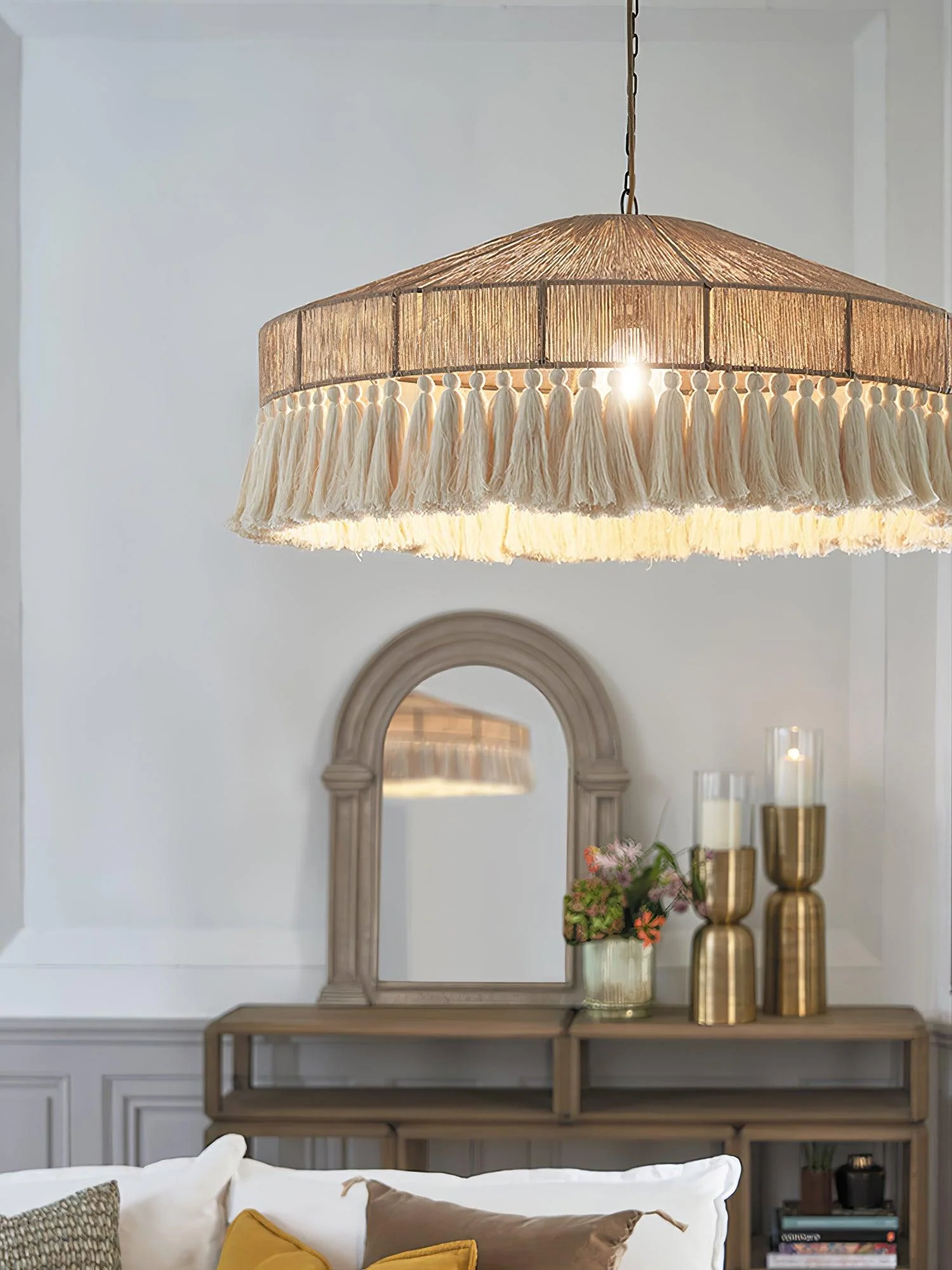 Vorenth Hemp Rope Pendant Light - Image 12
