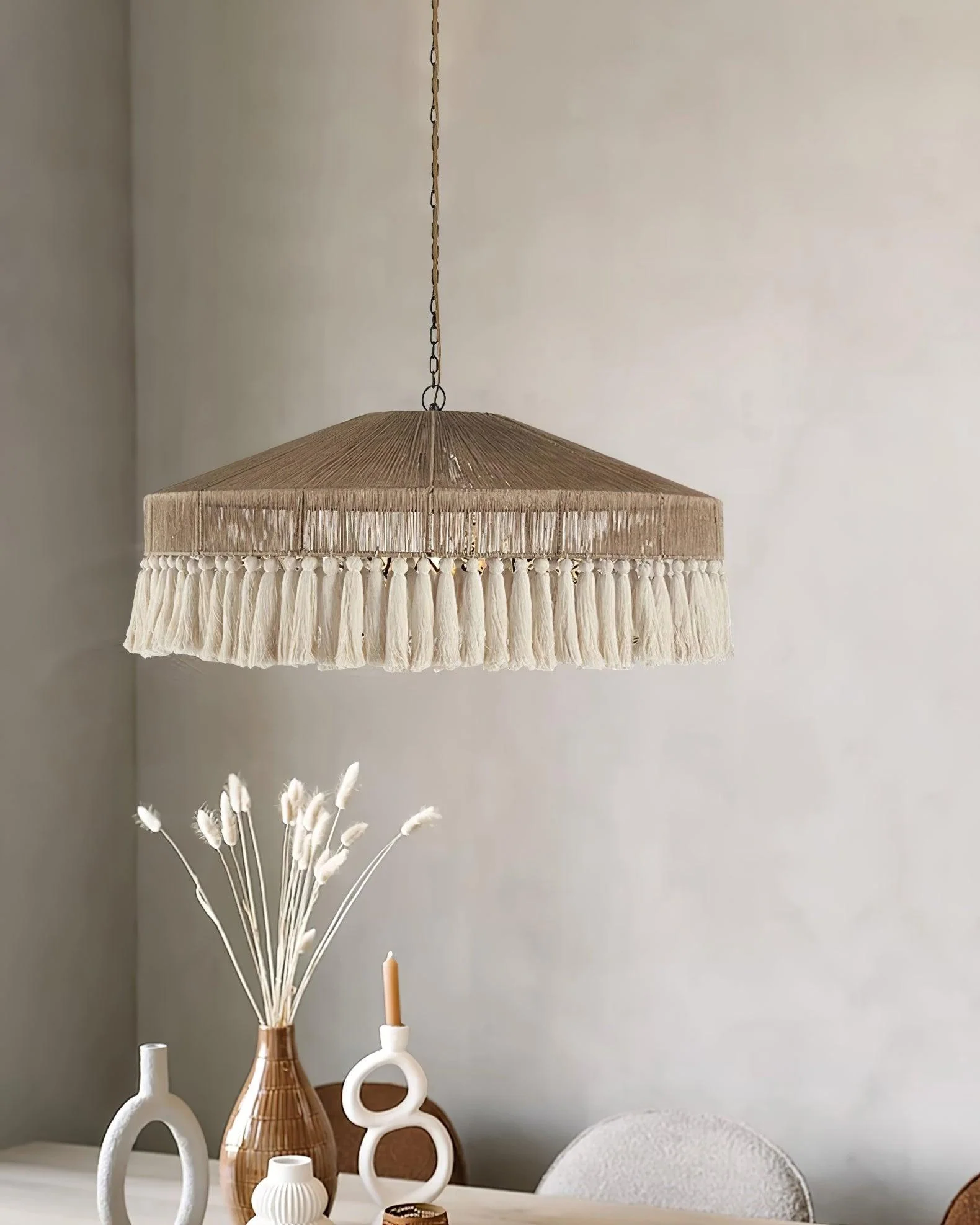 Vorenth Hemp Rope Pendant Light - Image 15
