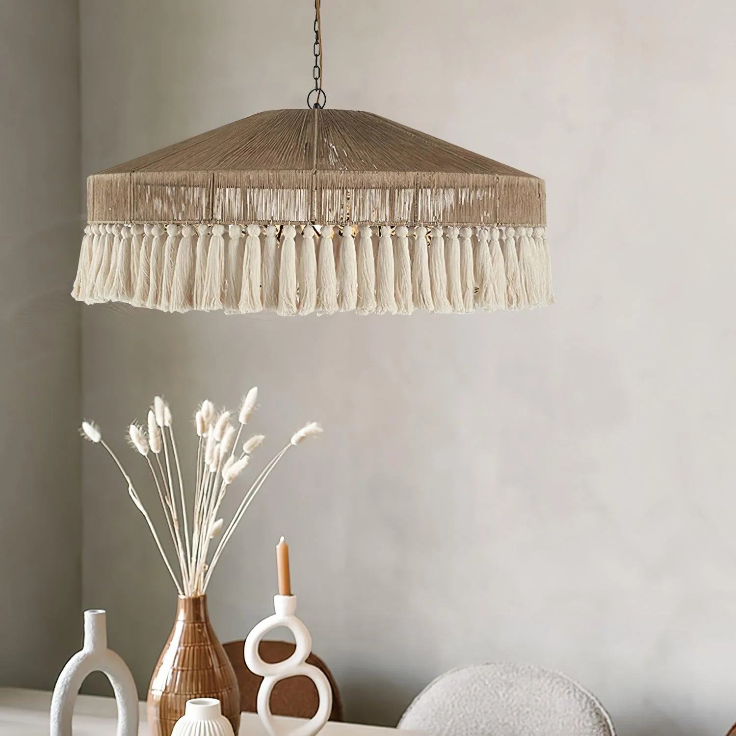 Vorenth Hemp Rope Pendant Light - Image 16